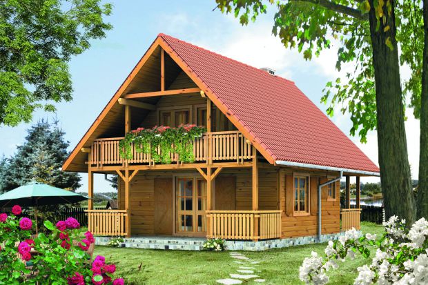 Dom z drewna: zobacz ciekawy projekt i wnętrza