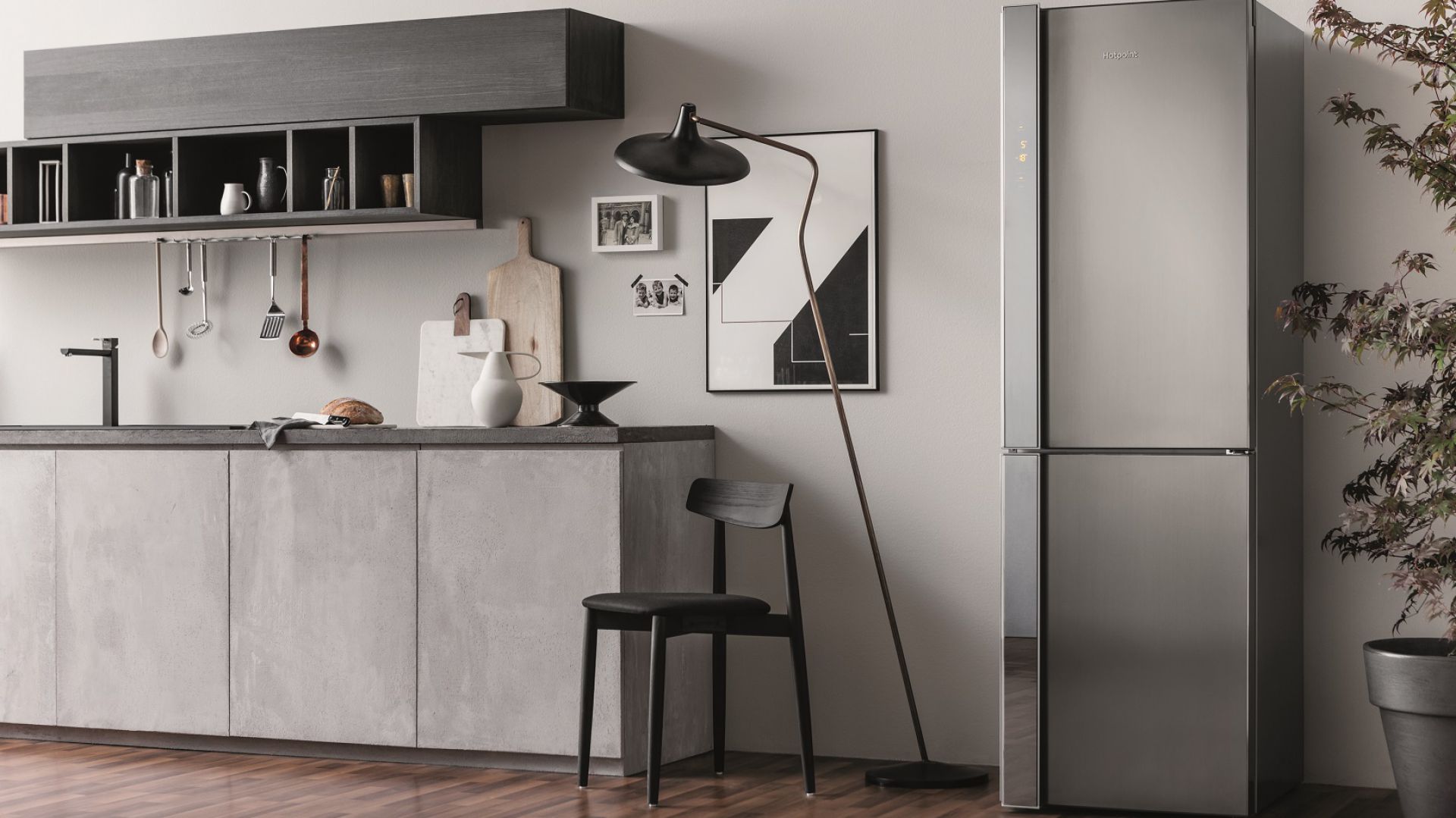 ADG do kuchni. Lodówka XH8 T4Z XOJZV . Fot. Hotpoint