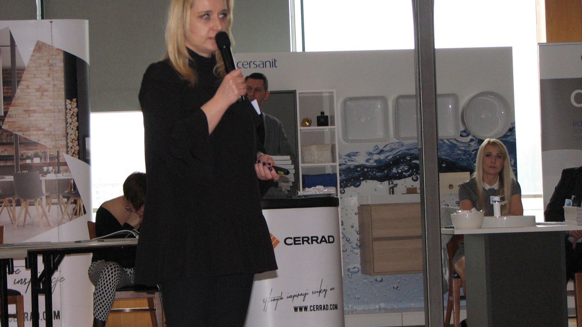 Klementyna Sobieraj, przedstawiciel firmy Cersanit. Studio Dobrych Rozwiązań, 14.03 Olsztyn