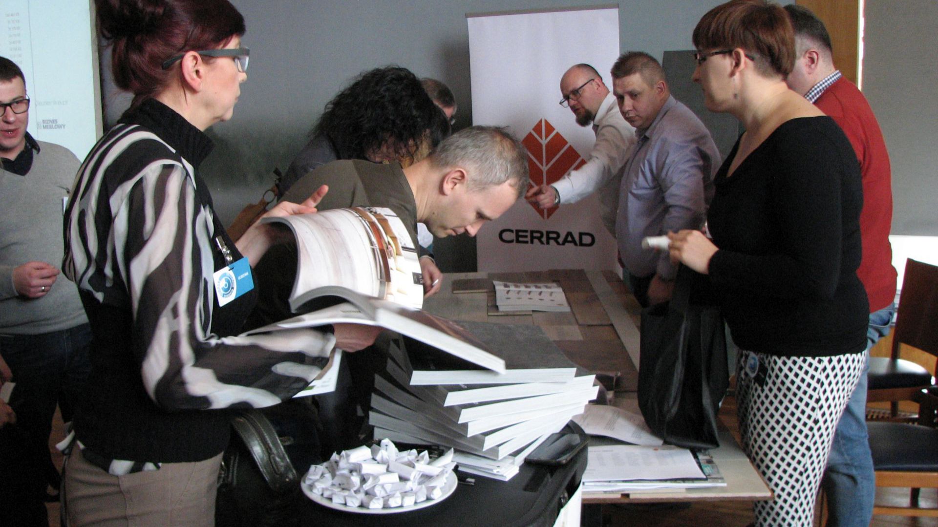 Na stoisku firmy Cerrad - partnera głównego. Studio Dobrych Rozwiązań, 14.03 Olsztyn
