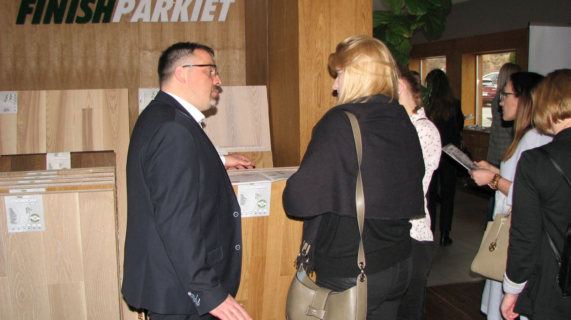 Na stoisku marki Finishparkiet. Studio Dobrych Rozwiązań, 14.03 Olsztyn