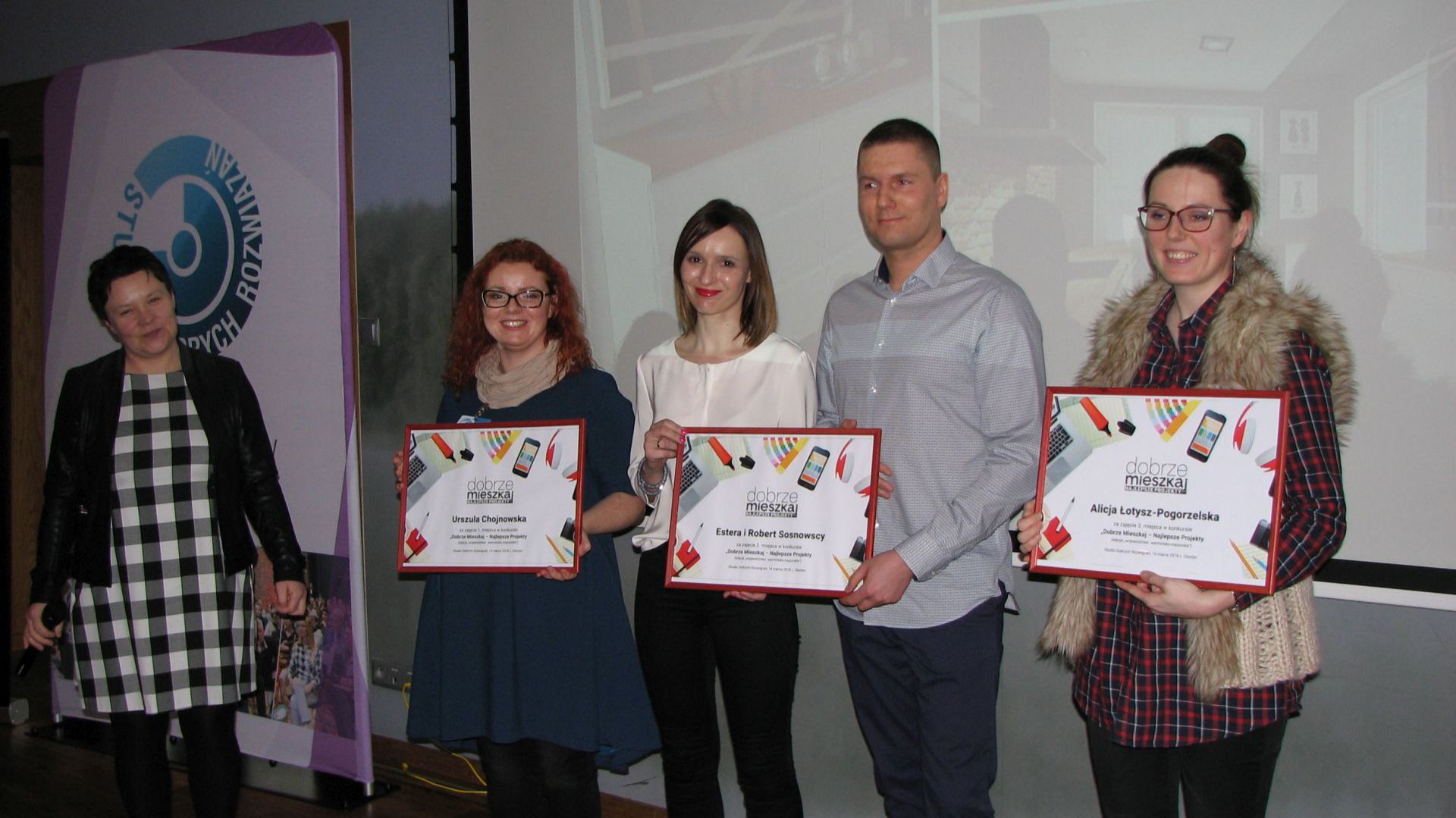 Wręczenie nagród w konkursie Dobrze Mieszkaj-Najlepsze Projekty. Studio Dobrych Rozwiązań, 14.03 Olsztyn