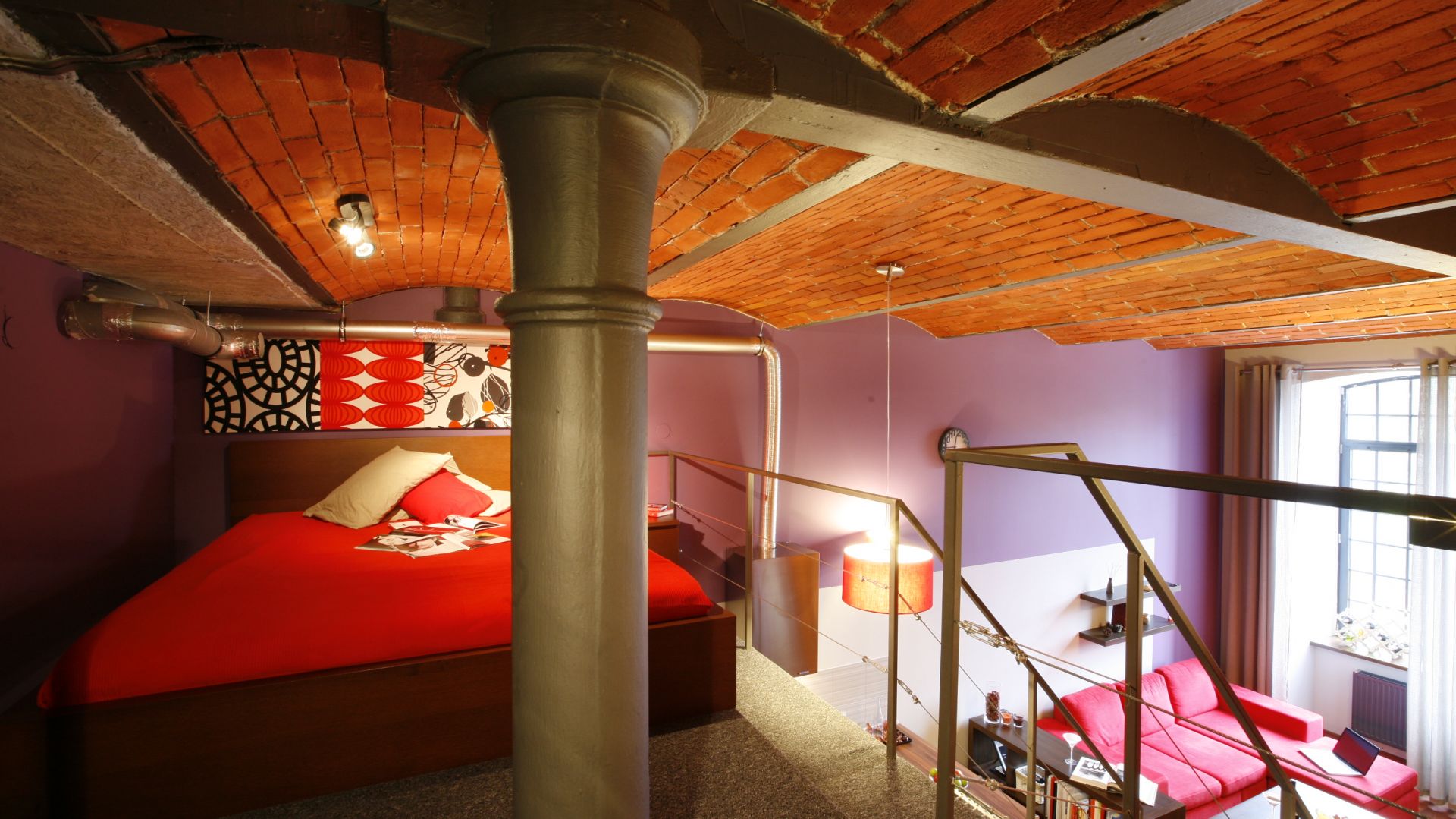Wnętrze w stylu loft. Projekt: Luiza Jodłowska. Fot. Bartosz Jarosz