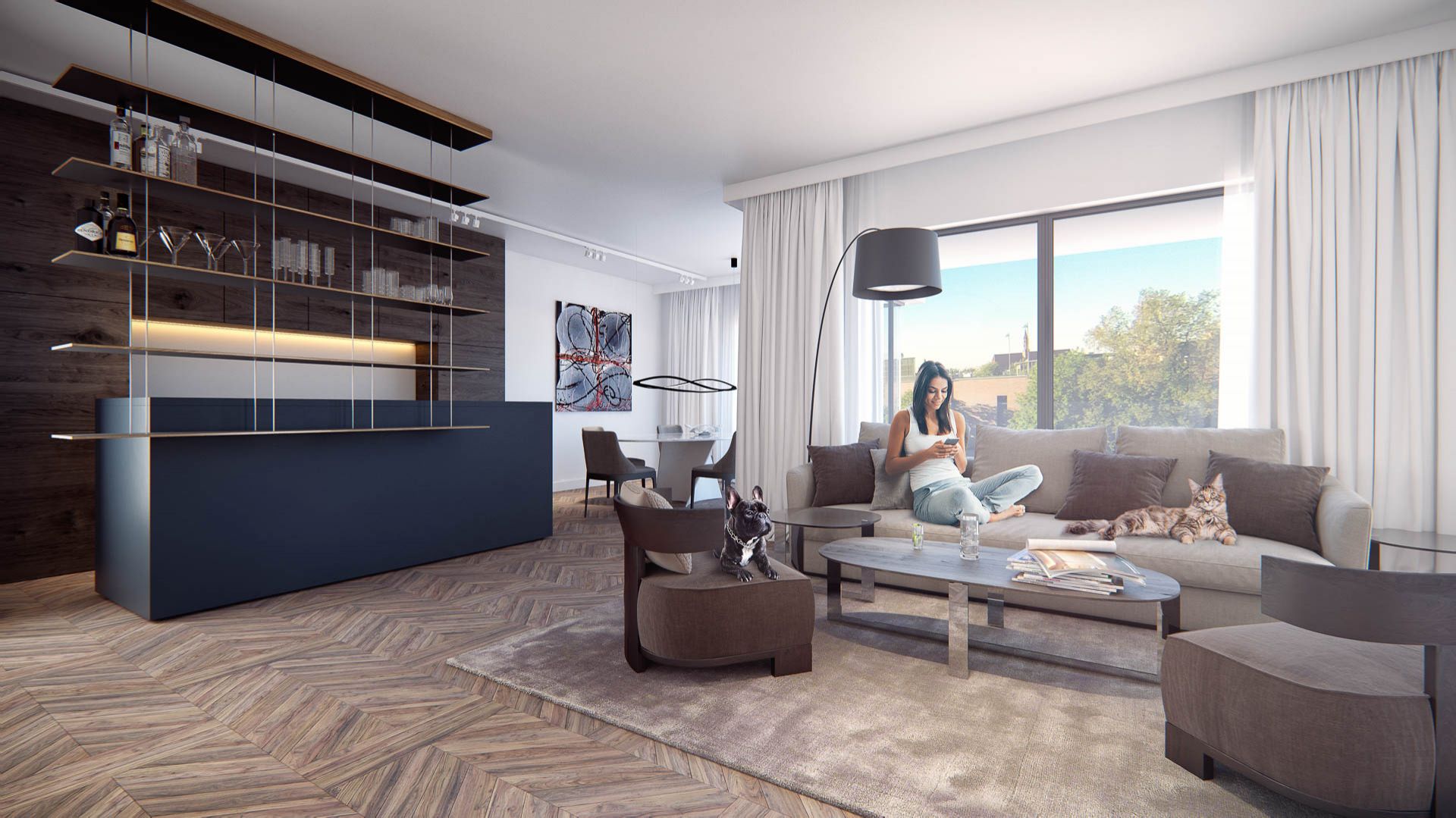 Apartamenty butikowe dla indywidualistów. Wizualizacje: Zyndrama