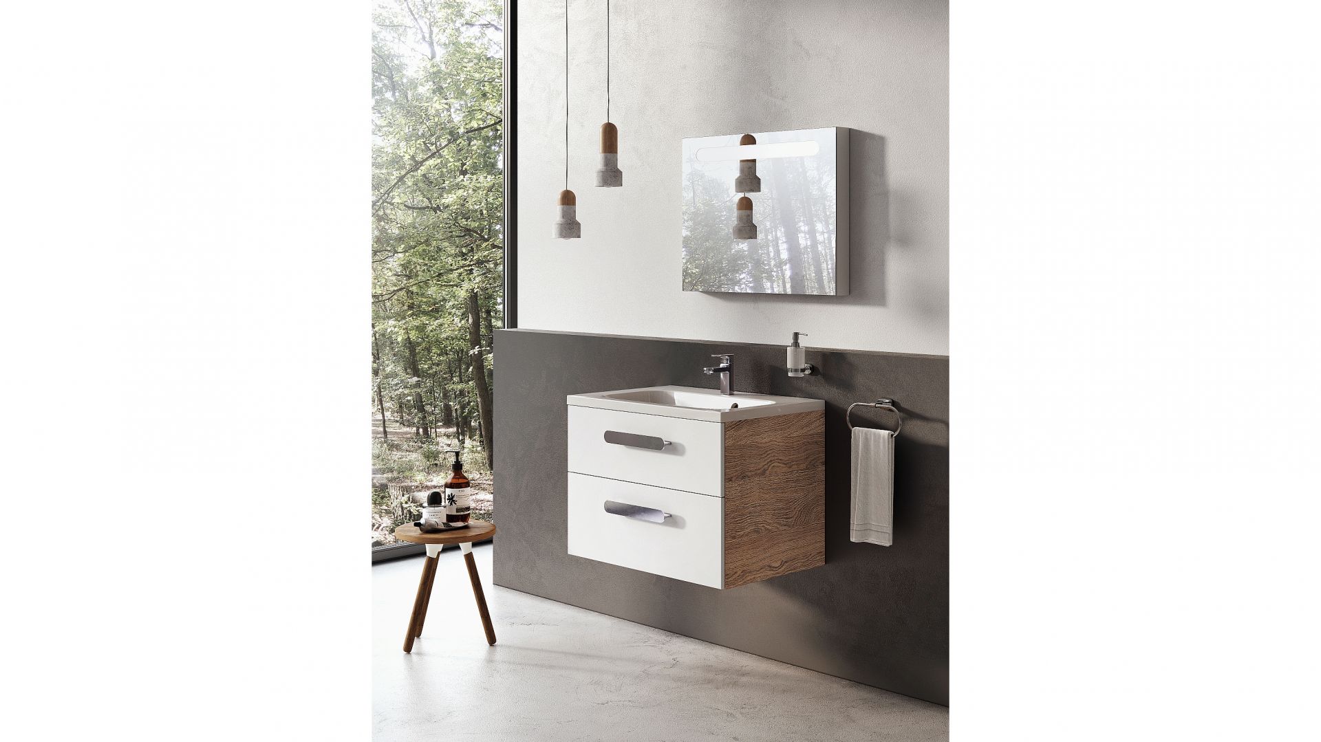 Meble łazienkowe Chrome II dostępne w ofercie firmy Ravak. Fot. Ravak