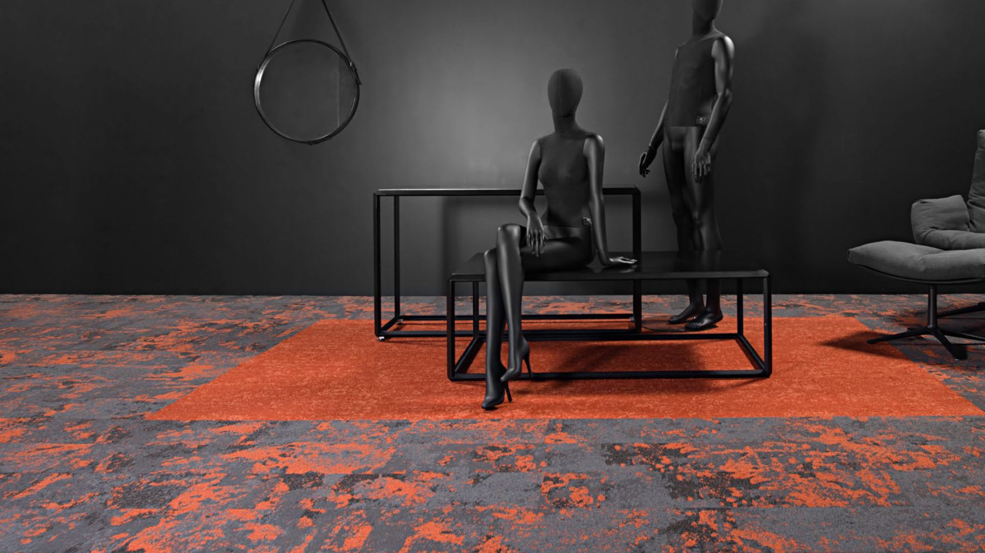 Płytka dywanowa Mundi/Voxflor. Produkt zgłoszony do konkursu Dobry Design 2019.