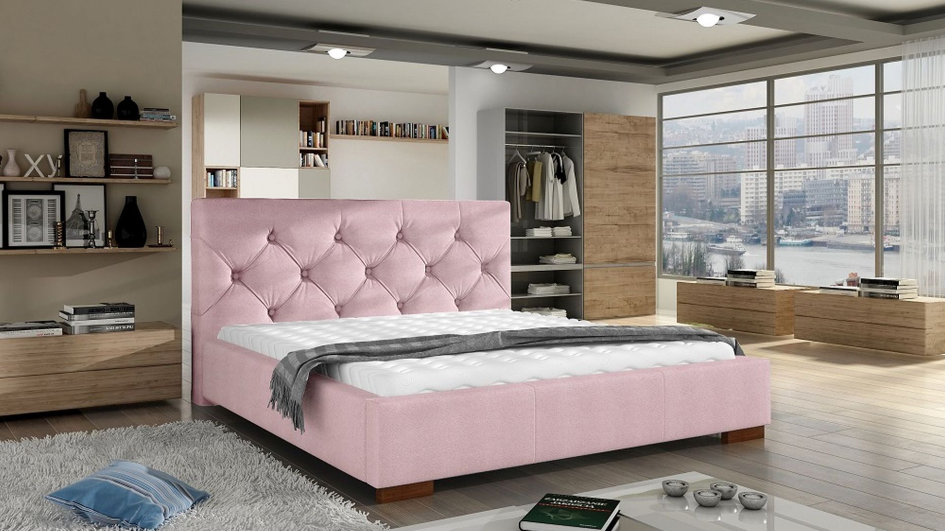 Elektra - łóżko tapicerowane marki Comforteo. Fot. Comforteo
