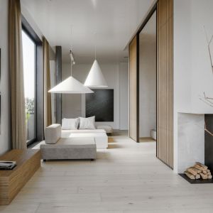 Minimalistyczny styl - architektura w japońskim stylu . Projekt: Aga Kobus, Grzegorz Goworek. Fot. Studio.O.
