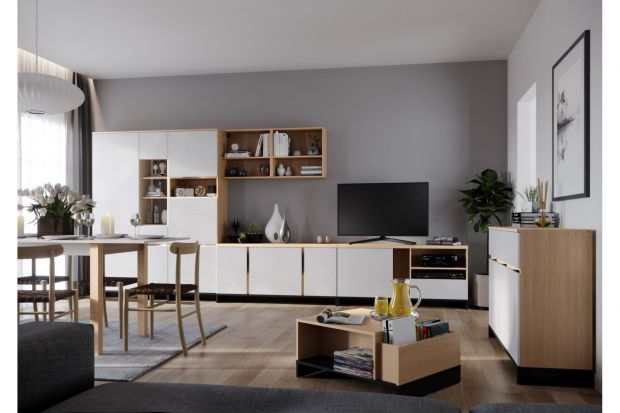 Kolekcja SI to meble modułowe zaprojektowane z myślą o małych salonach i potrzebie sprytnego gospodarowania niewielką przestrzenią. Produkt zgłoszony do konkursu Dobry Design 2019.
