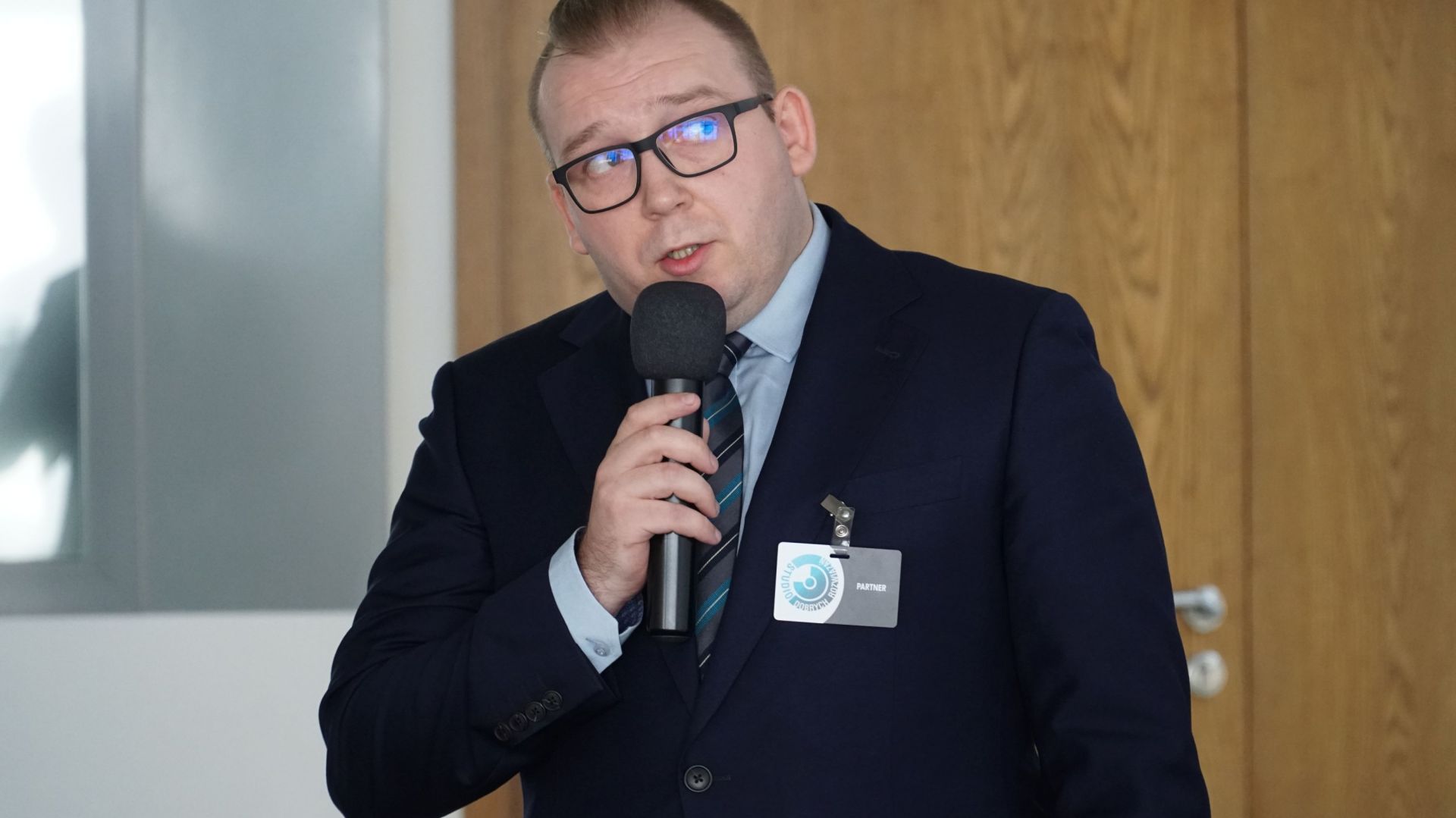 Studio Dobrych Rozwiązań w Warszawie 26 września 2018. Sławomir Siuzdak z firmy Domoprofi (Ruck Zuck)