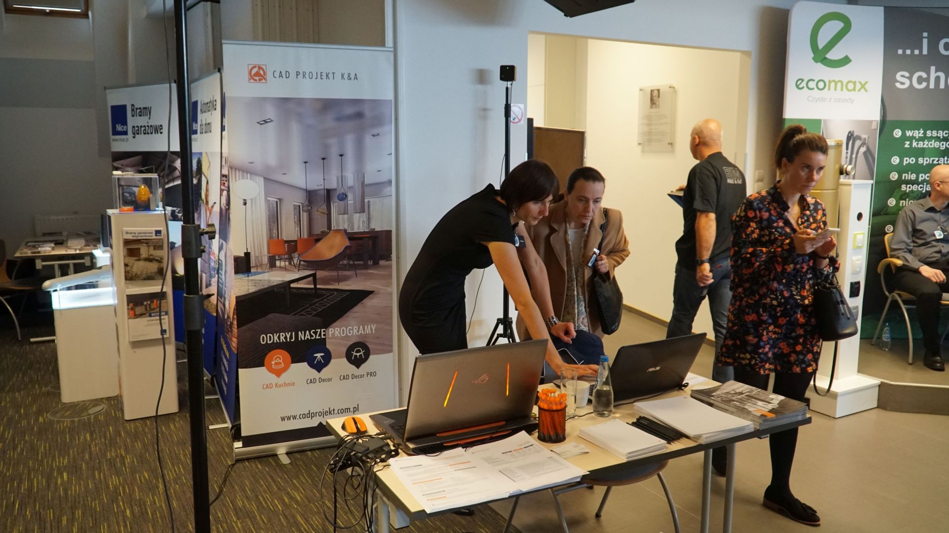 Studio Dobrych Rozwiązań w Warszawie 26 września 2018. Stoisko firmy CAD Projekt K&A