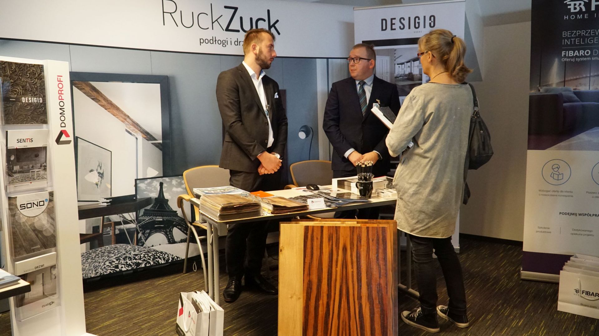Studio Dobrych Rozwiązań w Warszawie 26 września 2018. Stoisko firmy Ruck Zuck (Domoprofi)