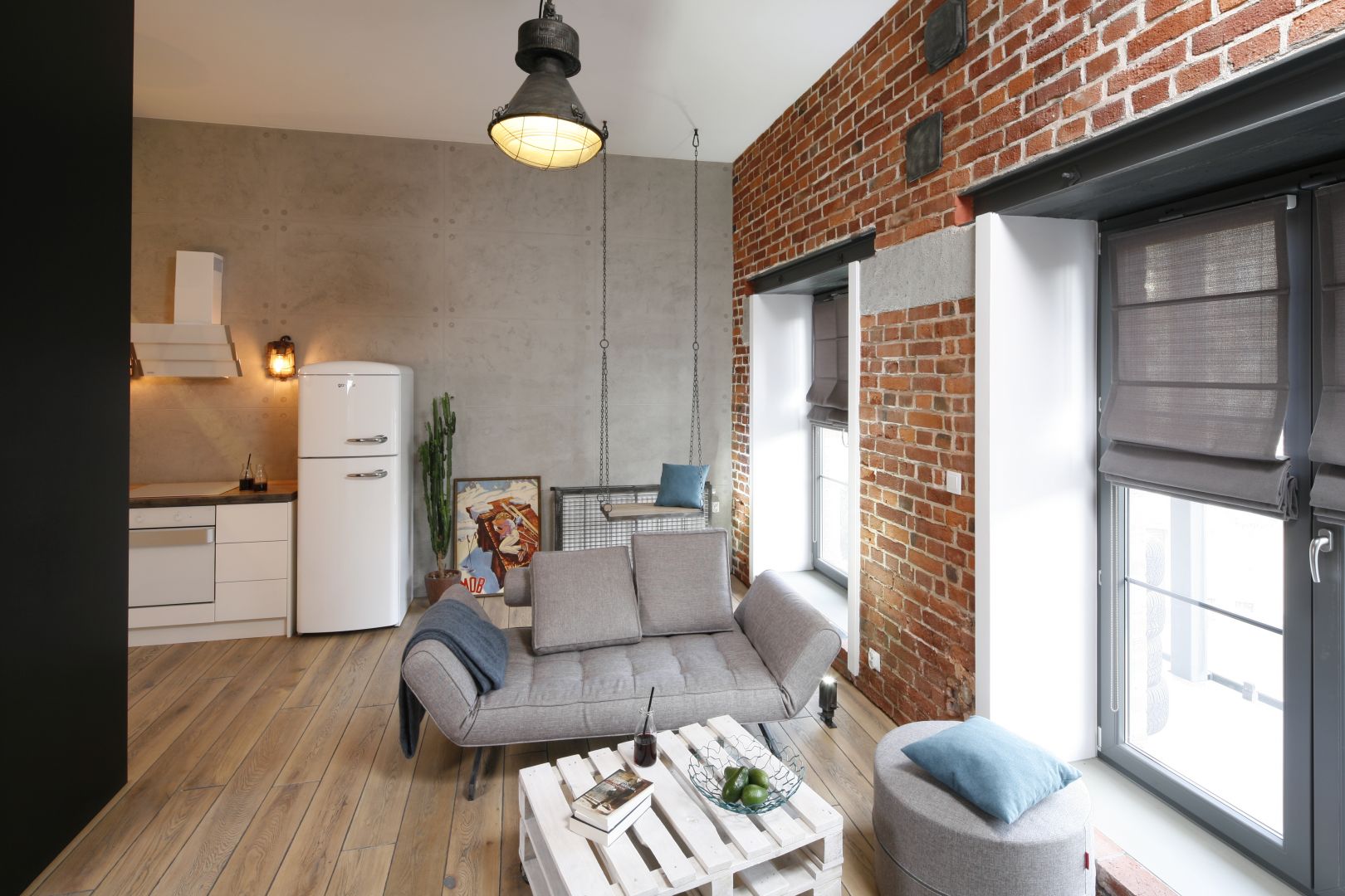 Mieszkanie w stylu loft. projekt: Nowa Papiernia. Fot. Bartosz Jarosz
