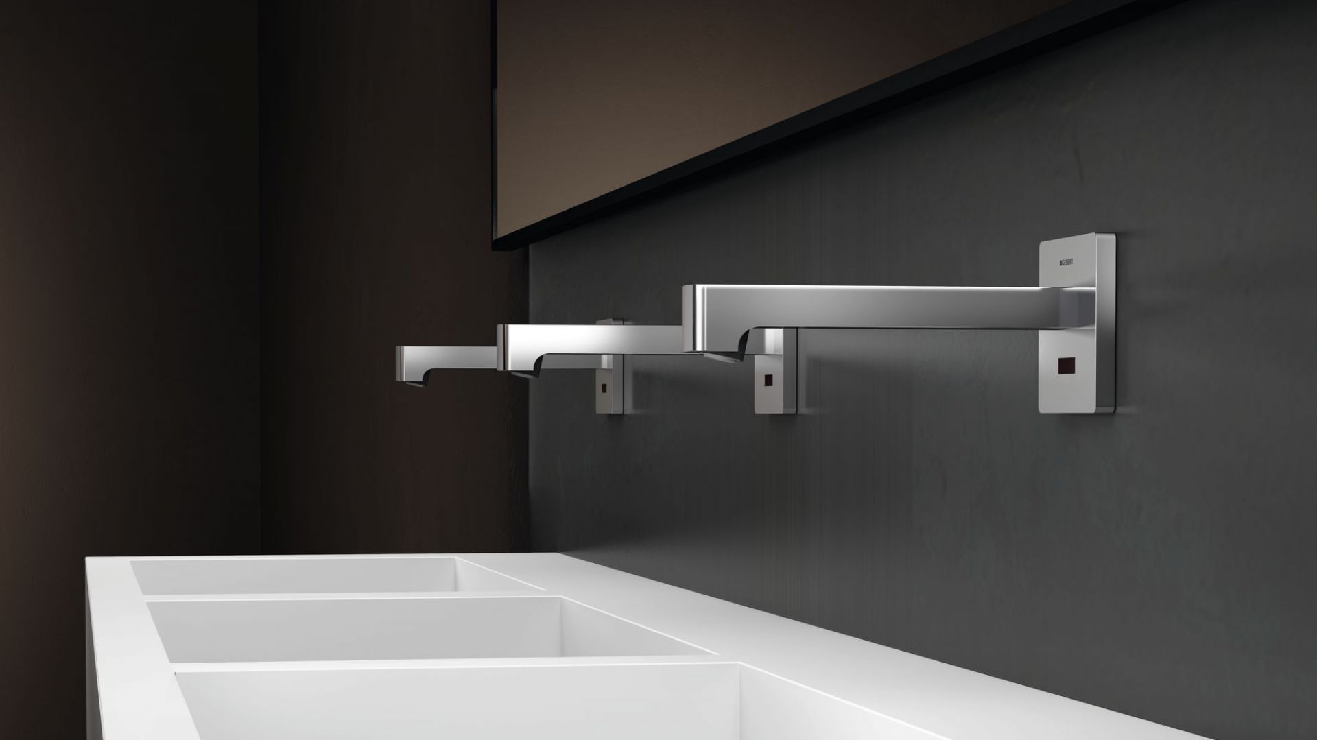 System baterii umywalkowych Geberit Brenta i Piave/Geberit. Produkt zgłoszony do konkursu Dobry Design 2019.