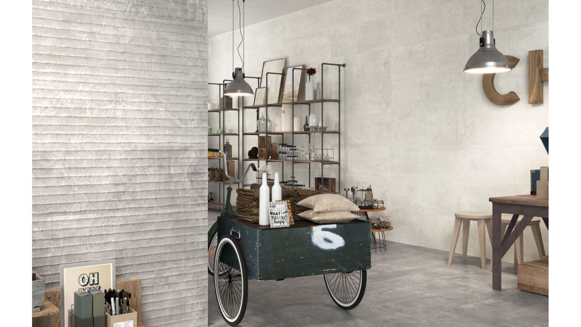 Nexo Grey 40x120 cm/MaxFliz. Produkt zgłoszony do konkursu Dobry Design 2019.