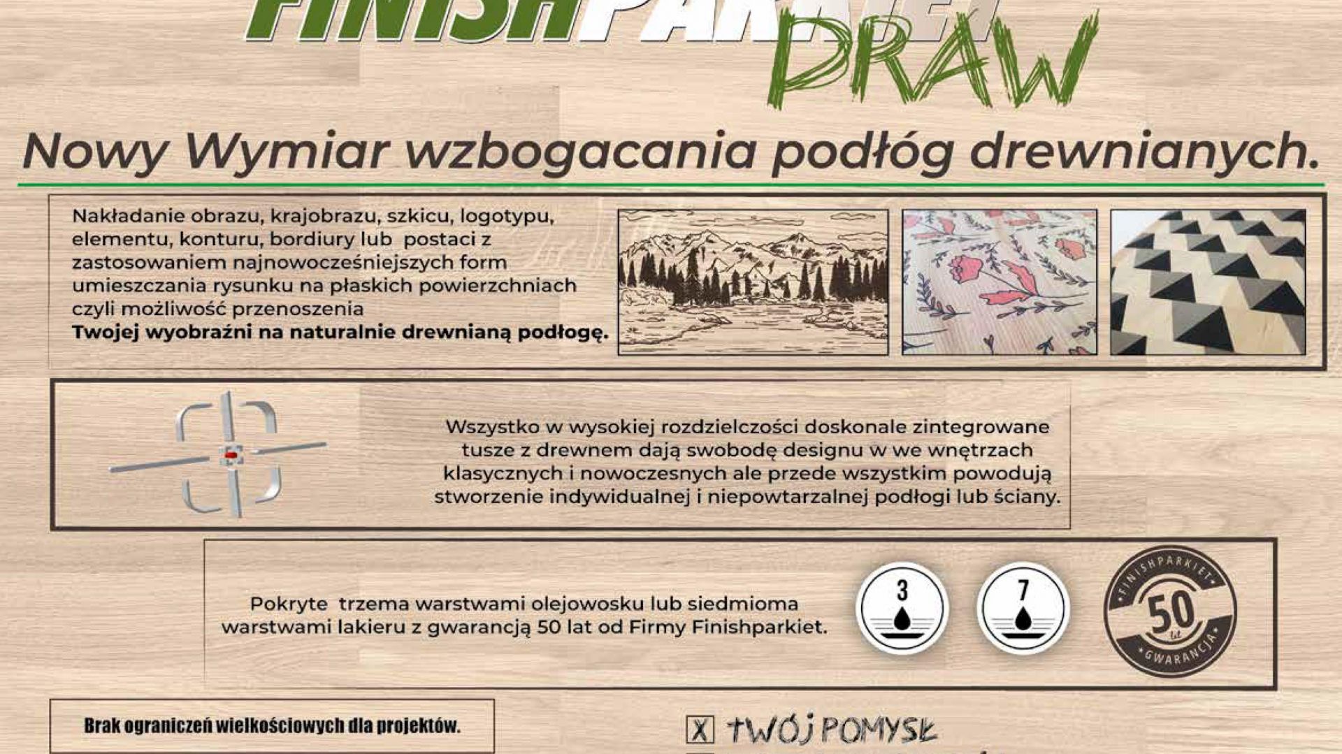 Finishparkiet DRAW/Finishparkiet. Produkt zgłoszony do konkursu Dobry Design 2019.