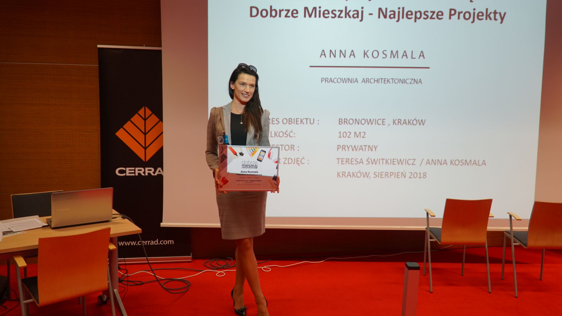 Anna Kosmala, nagroda w konkursie Dobrze Mieszkaj - Najlepsze Projekty