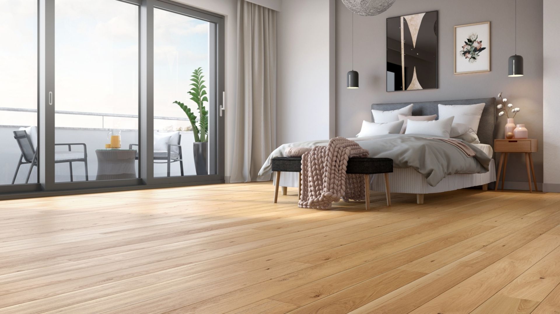 Dębowa podłoga. Fot. Baltic Wood