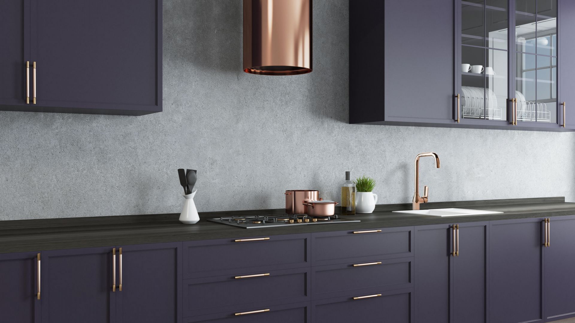 Bateria Aurora Rose Gold z perlatorem Mikado/Valvex. Produkt zgłoszony do konkursu Dobry Design 2019.