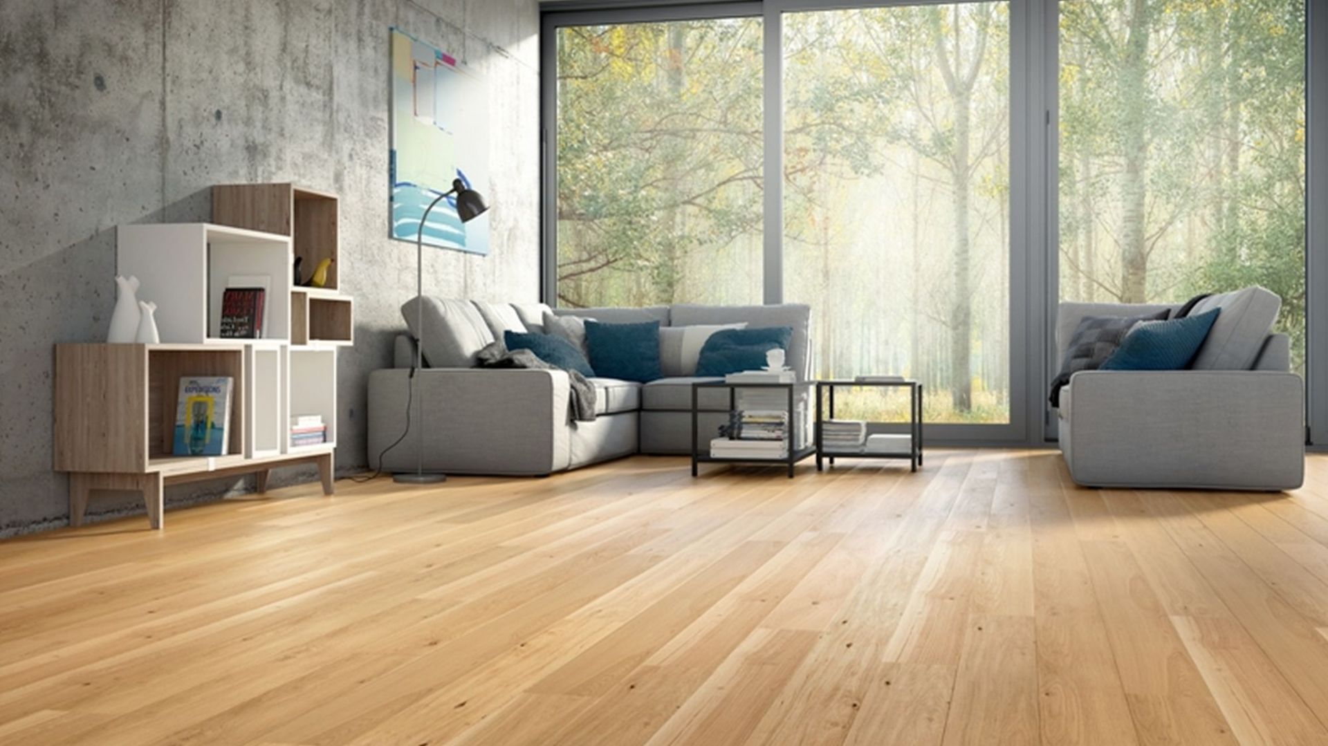 Piękna podłoga z dębu - deski Dąb Unique. Fot. Baltic Wood