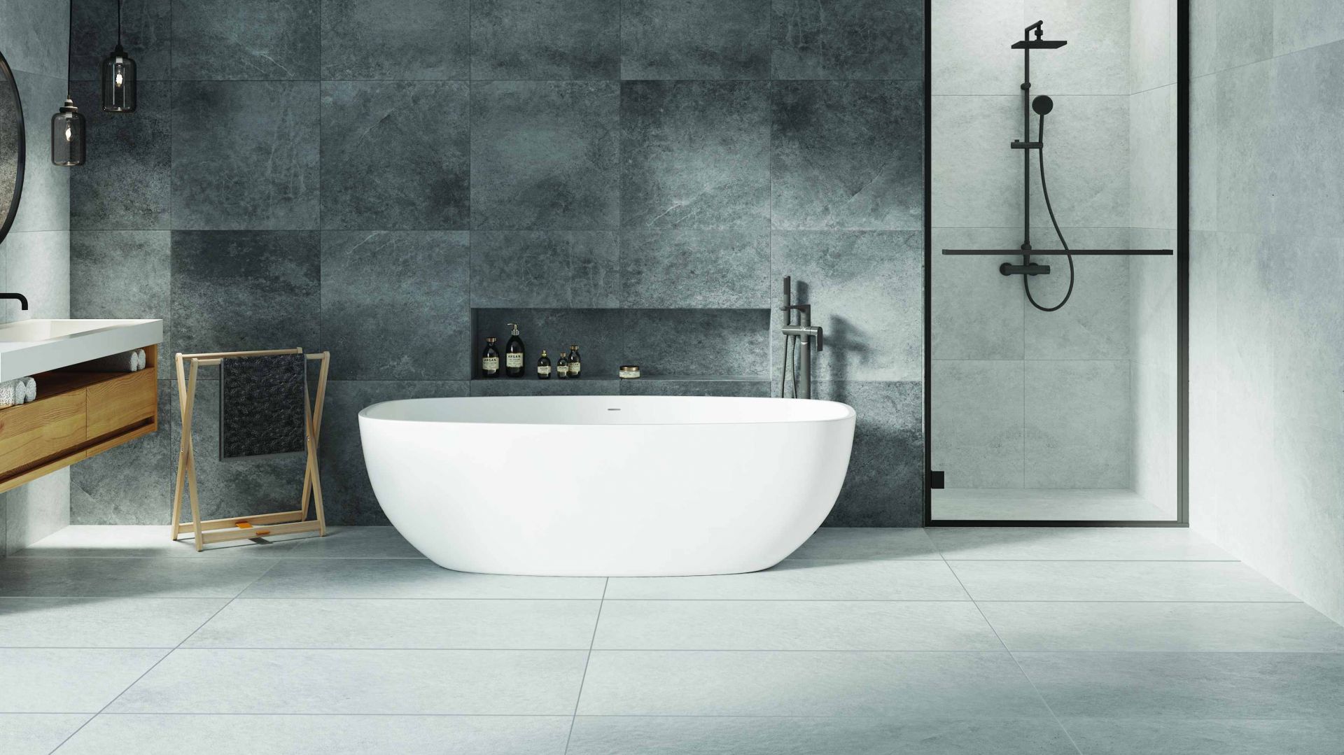 Kolekcja Tacoma grey i white. Fot. Cerrad