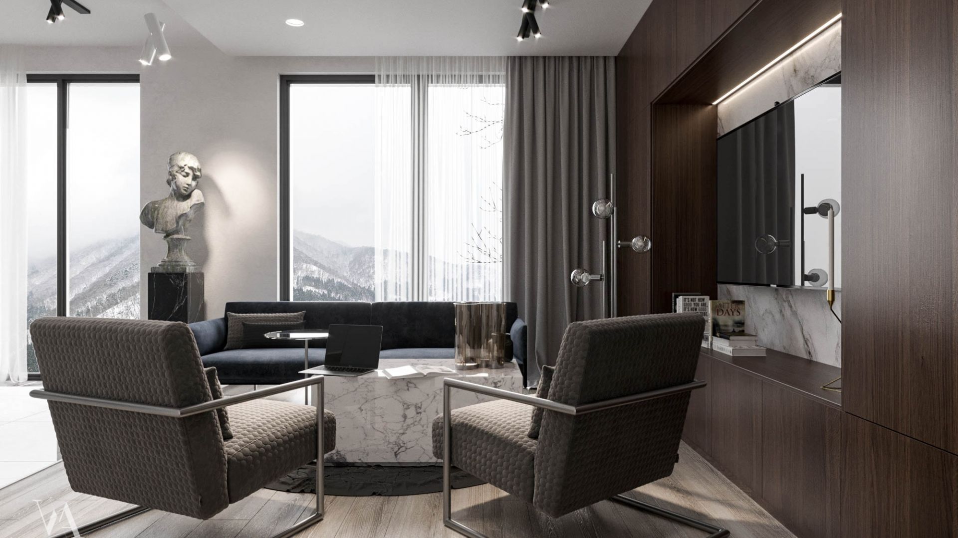 Apartament w Kijowie. Fot. Valido Architects