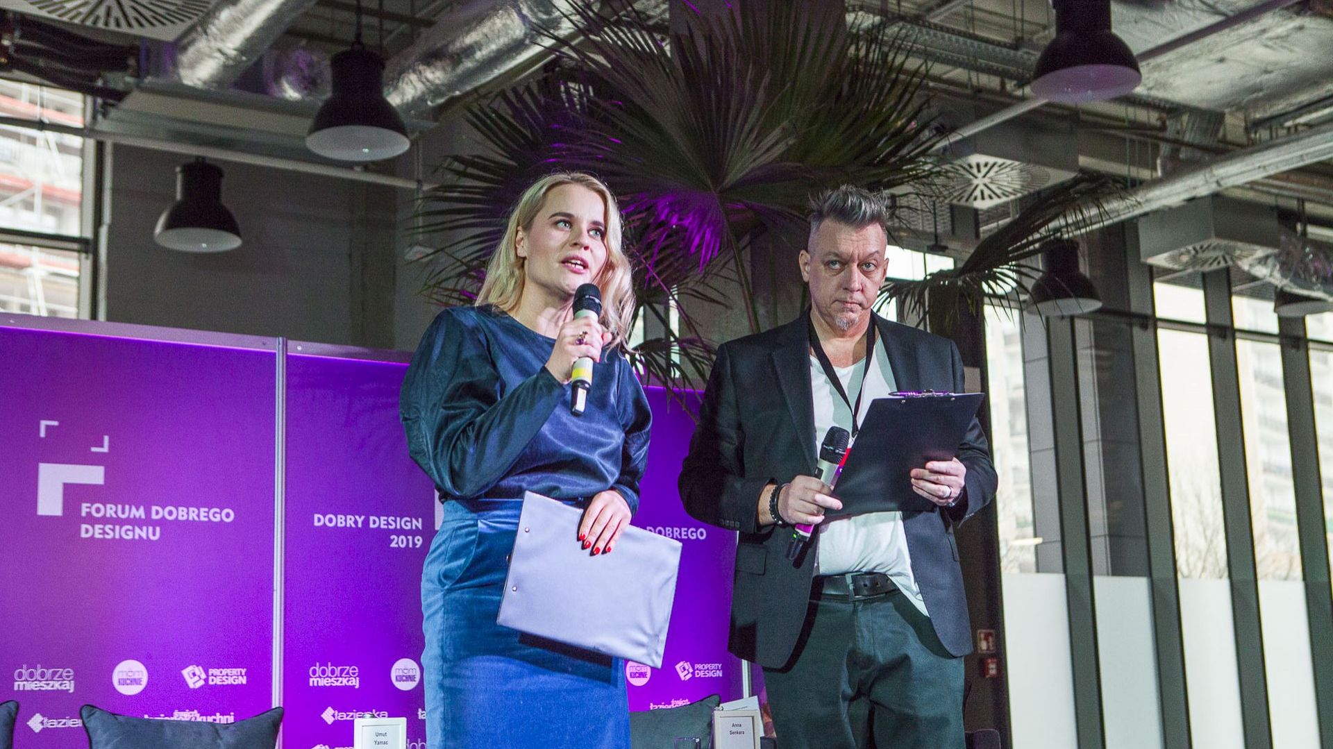 Anna Senkara i Robert Majkut - duet prowadzących dyskusję inaugurującą FDD 2018. Fot. Paweł Pawłowski/Marek Misiurewicz/PTWP
