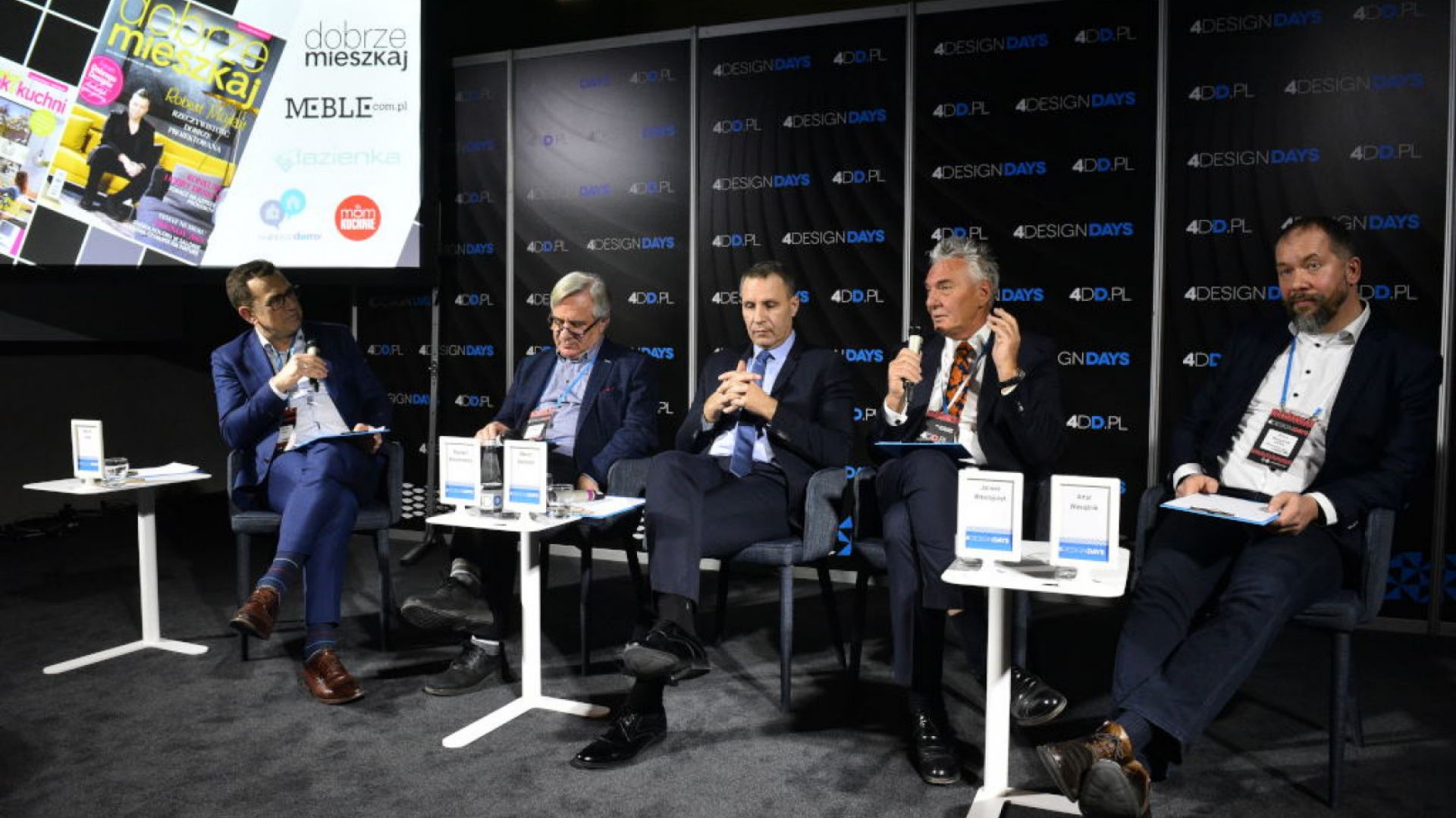 Uczestnicy panelu dyskusyjnego „Polska marka meblowa – szansa czy mit”, który odbył się 25 stycznia br. w Katowicach podczas 4 Design Days. Fot. PTWP