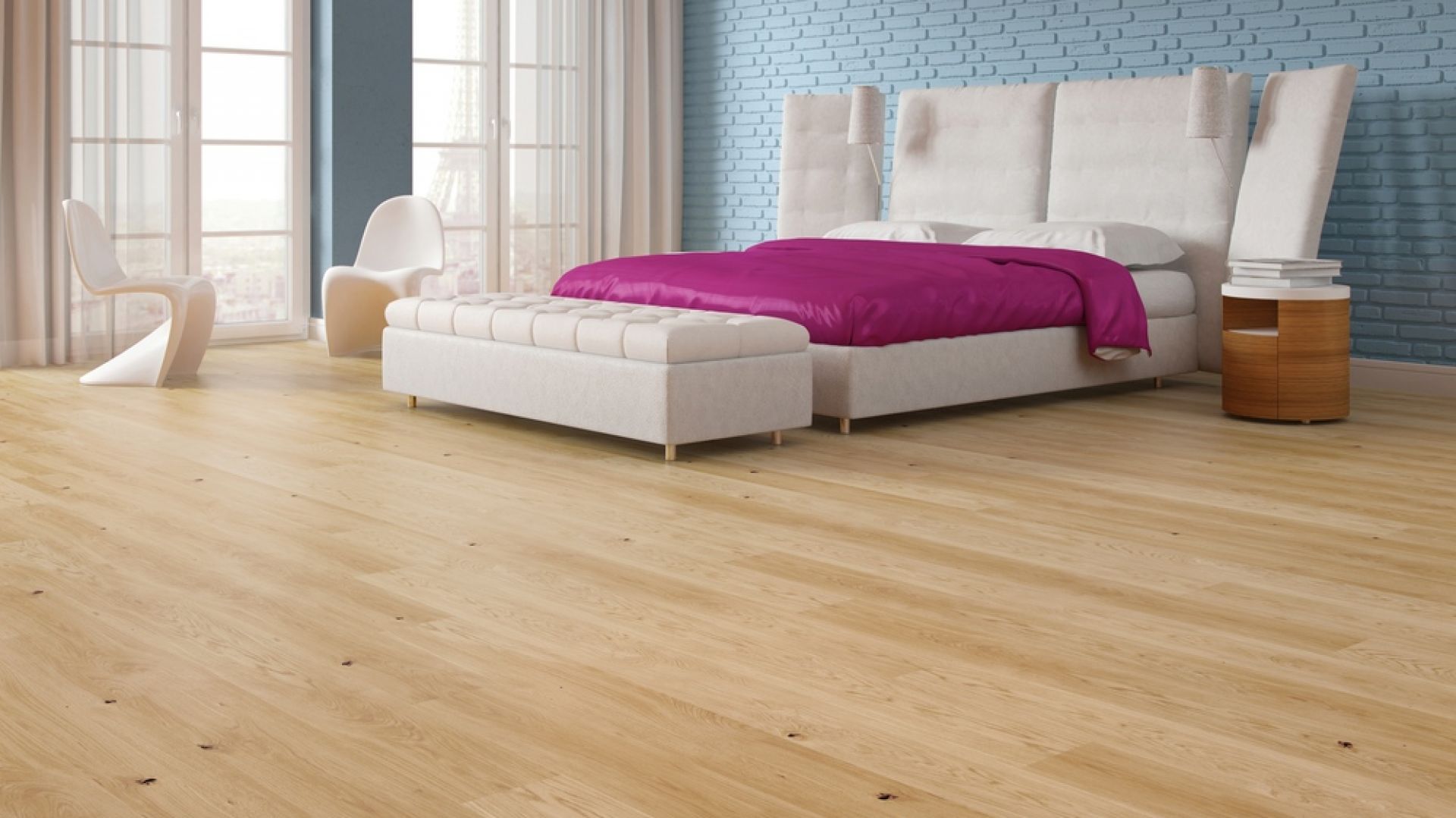 Podłoga z drewna - zobacz co będzie modne w 2019 roku: Dąb Unique Melody Collection. Fot. Baltic Wood