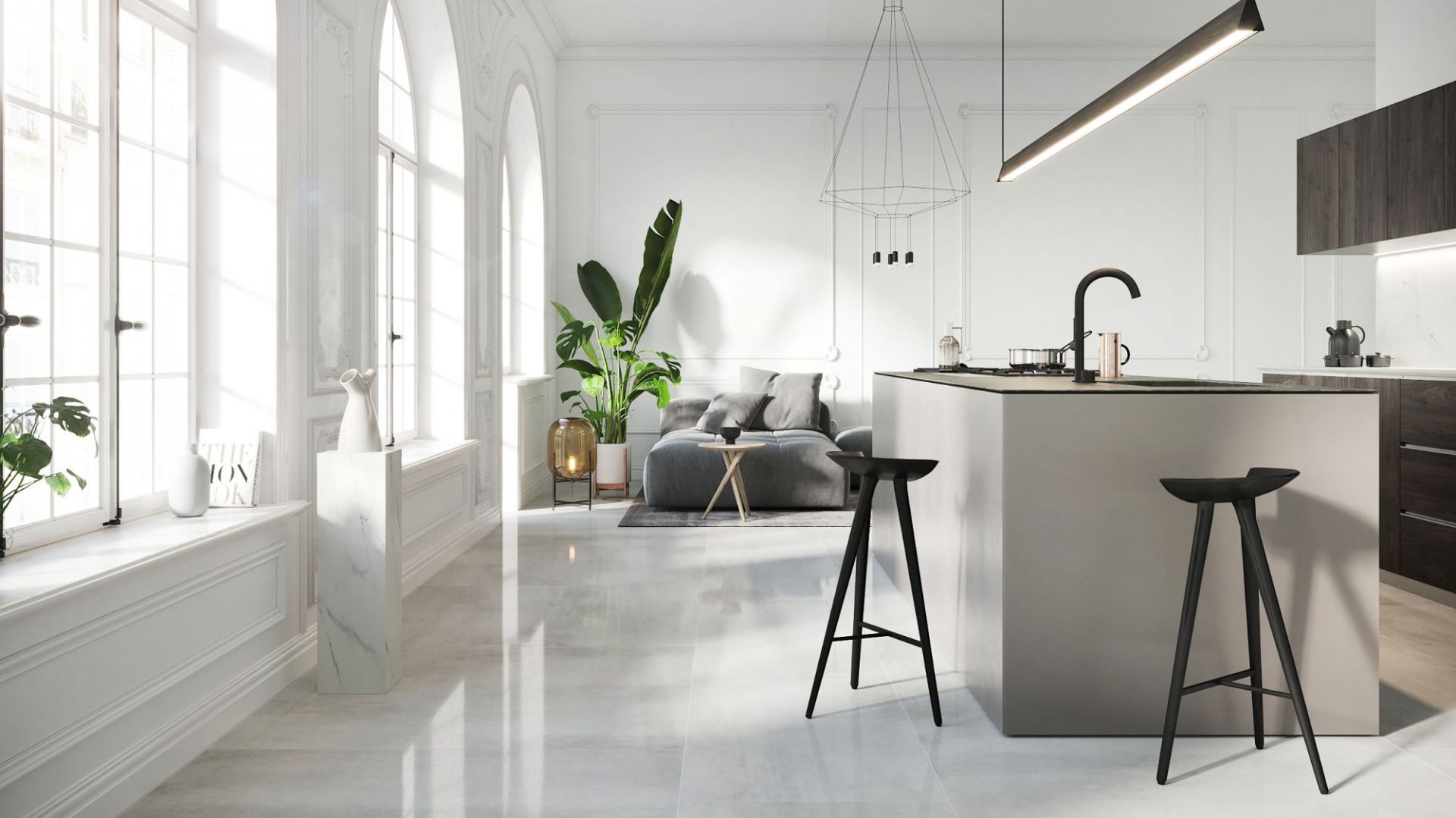 Nowości w płytkach ceramicznych prezentowane na 4 Design Days. Fot. Opoczno
