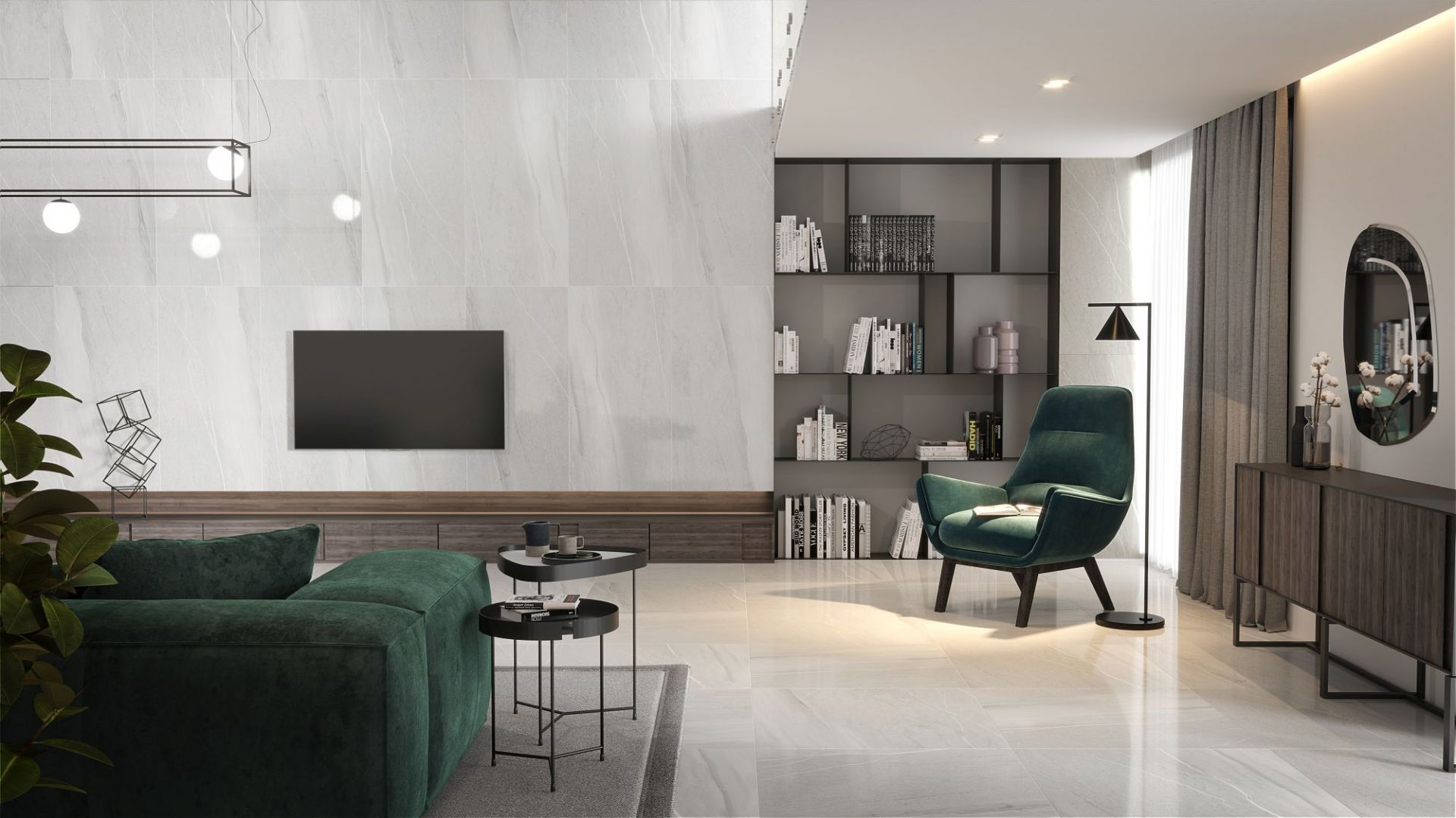 Nowości w płytkach ceramicznych prezentowane na 4 Design Days. Fot. Opoczno