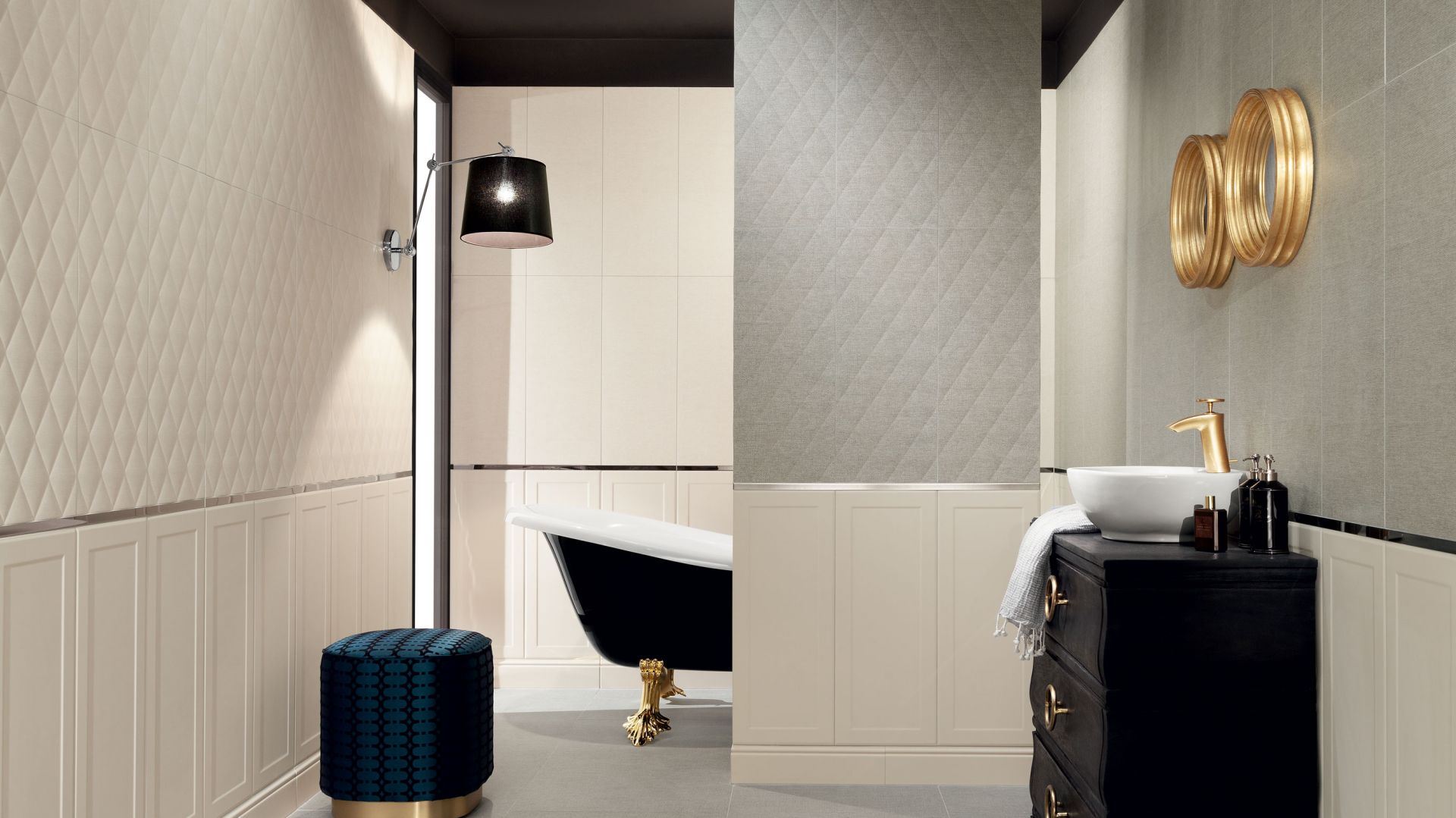 Nowa kolekcja płytek ceramicznych do łazienki - Chenille Classic. Fot. Tubądzin