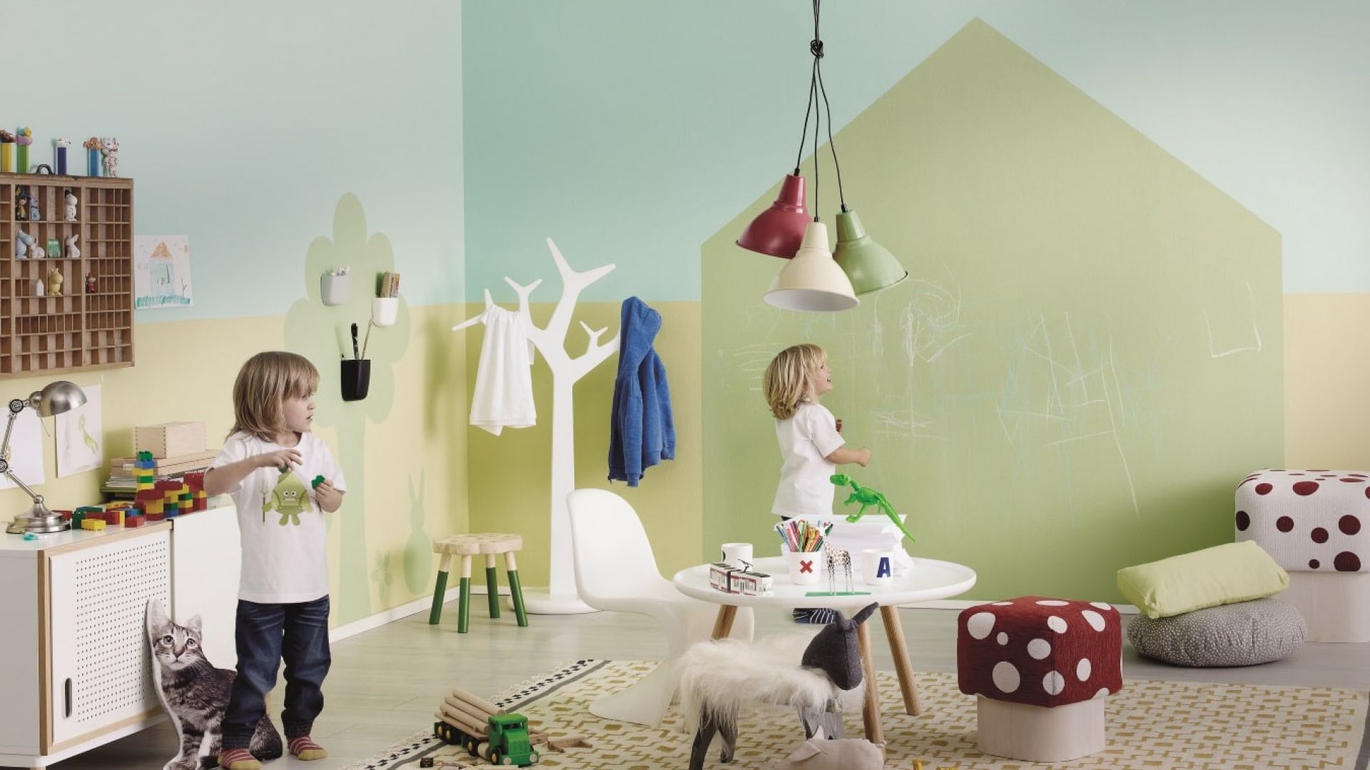 Farby z serii Tikkurila Kids Style przeniosą młodych domowników wprost do krainy fantazji. Fot. Tikkurila