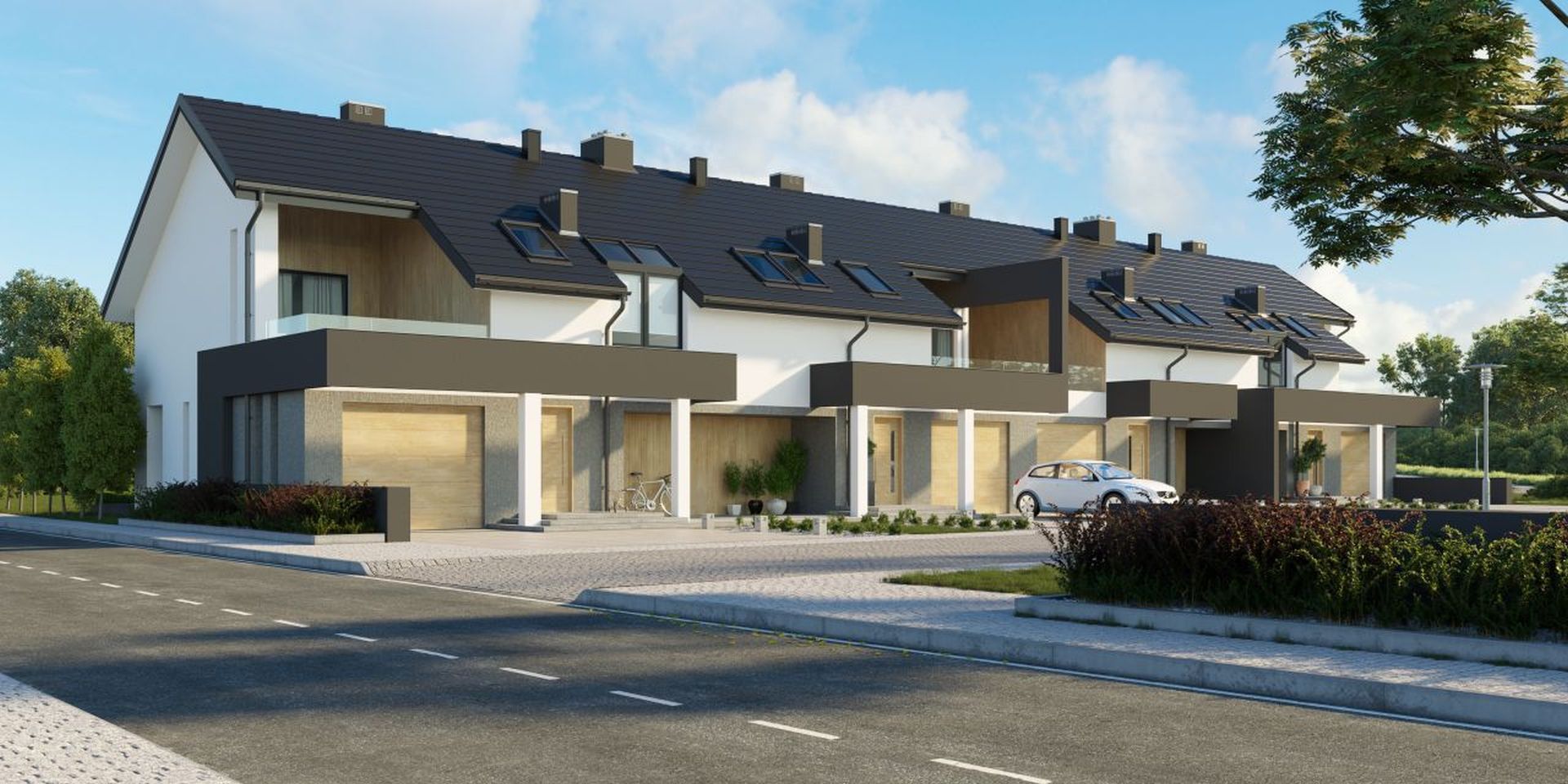 Domy energooszczędne oraz pasywne tworzone są z myślą o minimalizowaniu strat ciepła. Ważną rolę w ich projekcie stanowią okna. Projekt domu: Homekoncept. Fot. mat. pras. OknoPlus