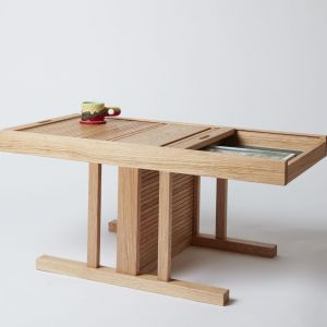 Użyteczny stół, projekt: T Table, autor: Jack Bibbings. Fot. Building Crafts College (BCC)