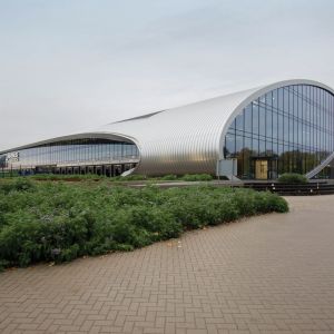 Futurystyczne projekty architektoniczne -  DC New Logic III w Tilburg w Holandii  Fot. Jan Willem Schouten Jaws Media 