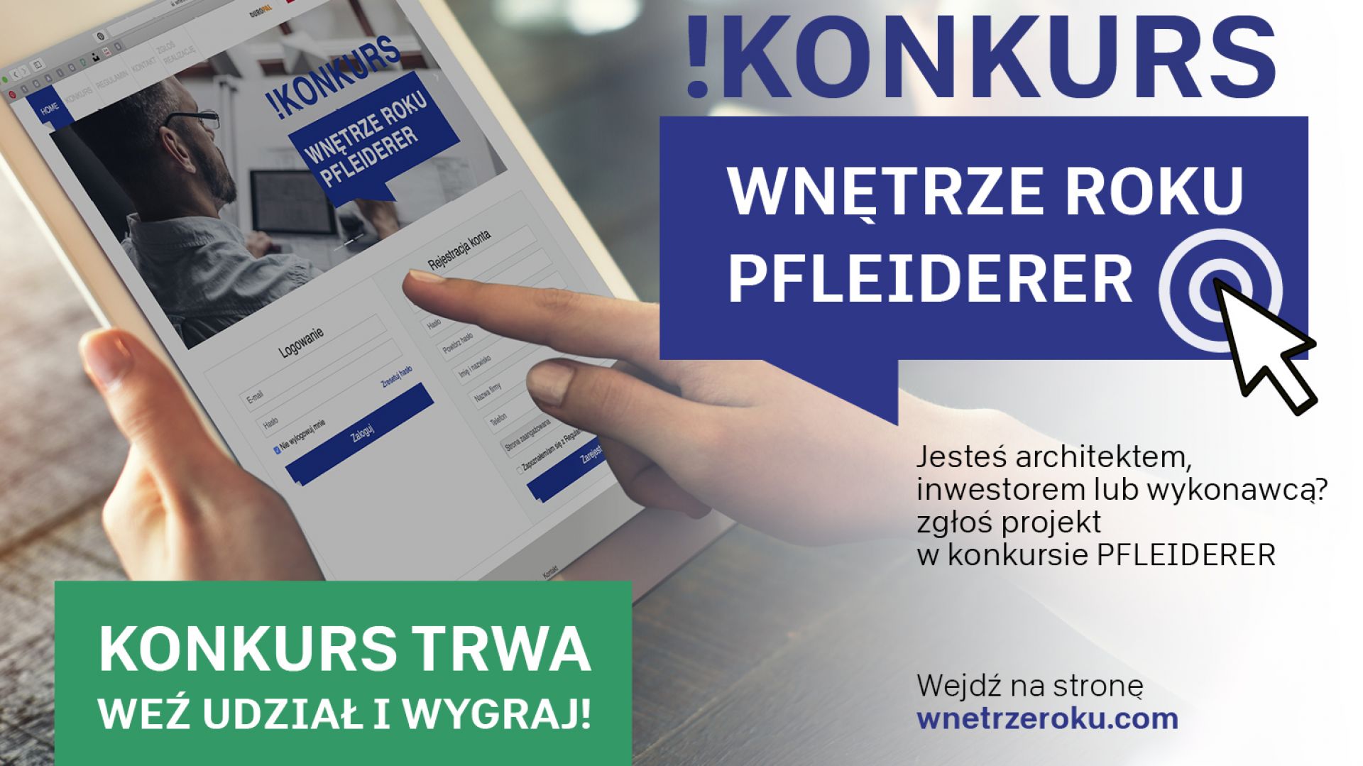 Konkurs „Wnętrze Roku Pfleiderer”: wydłużony termin zgłoszeń i nowa kategoria konkursowa. Zobacz i zgłoś się!