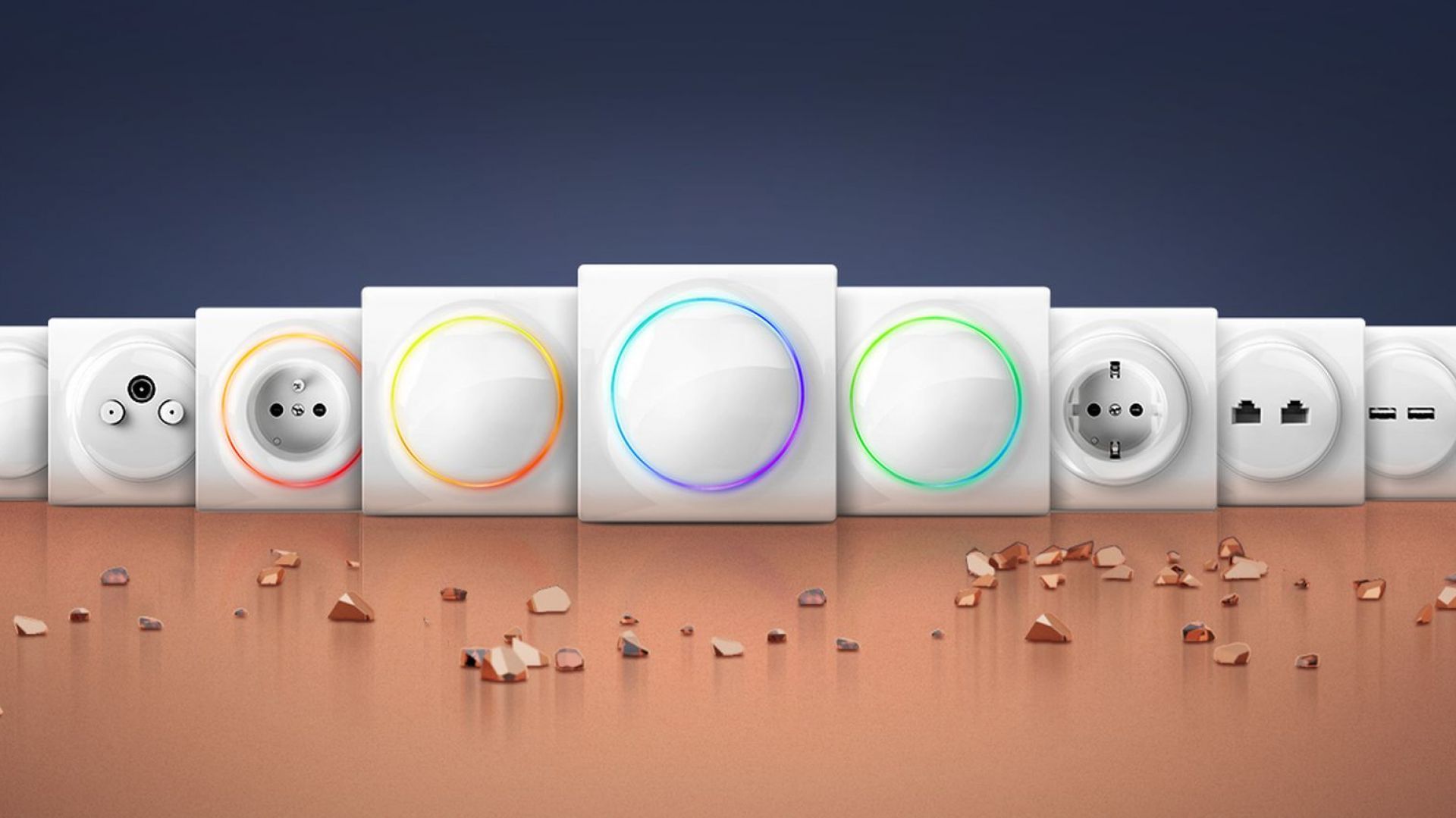Inteligentne gniazdka i włączniki. Fibaro Walli. Fot. Fibaro