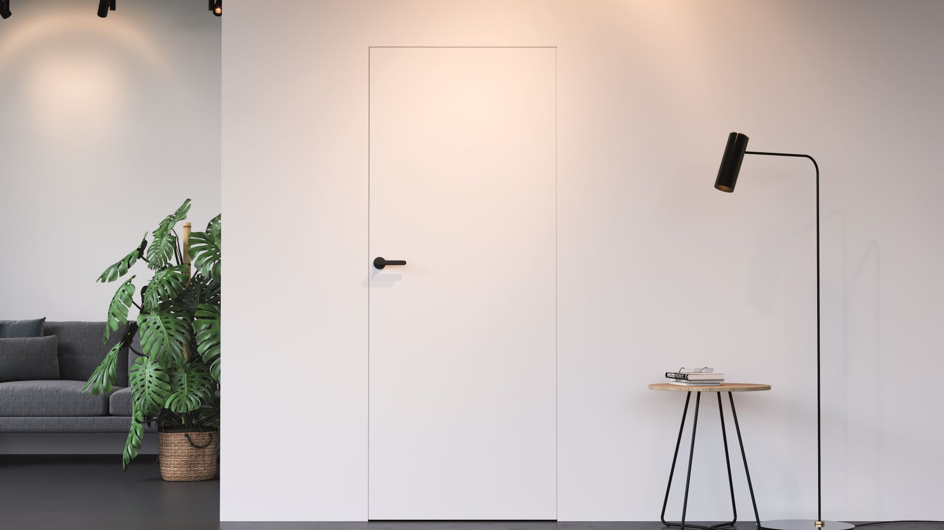 Skrzydła Porta Hide tworzą ze ścianą jednolitą powierzchnię. Fot. Porta