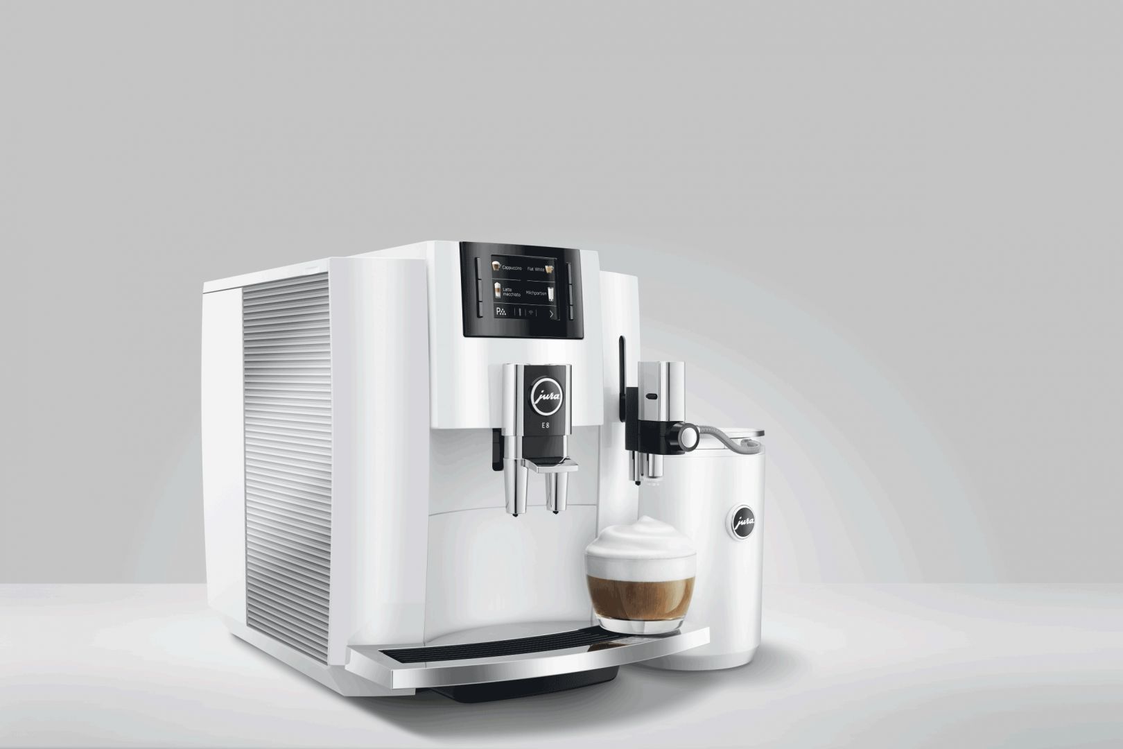 Ekspres do kawy E8 Piano White. Fot. Jura