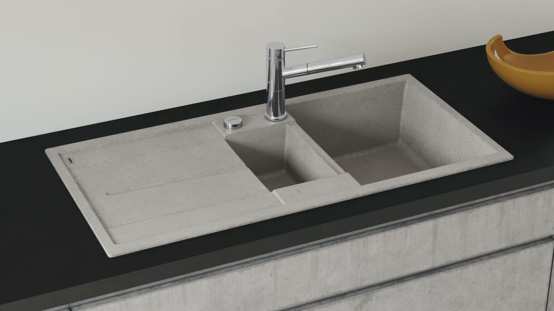Zlewozmywak Metra-6S z materiału Silgranit-PuraDur. Fot. Blanco/ Comitor