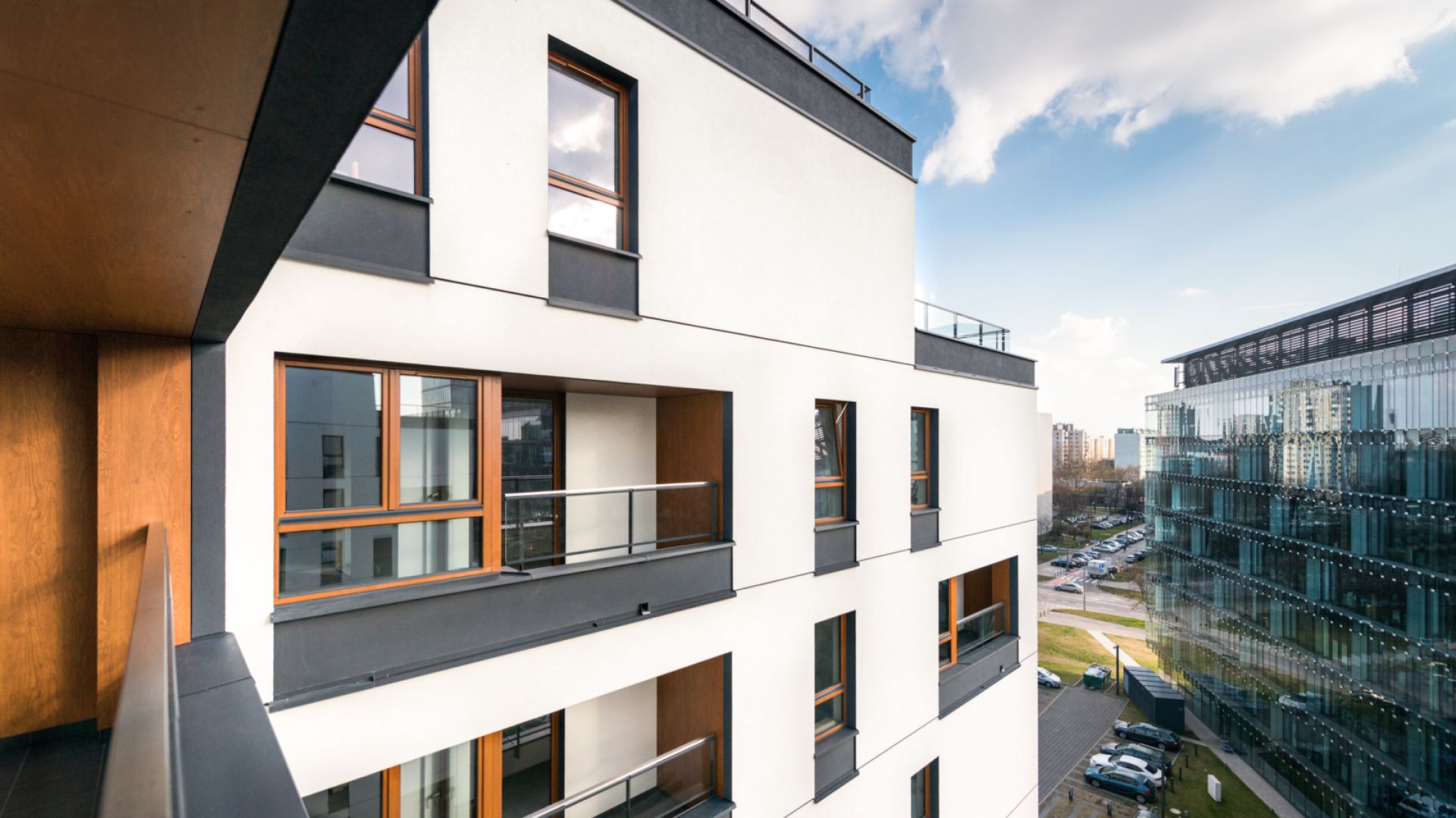 Nowe spojrzenie na doświetlenie mieszkań: osiedle
Holm House. Fot. Skanska