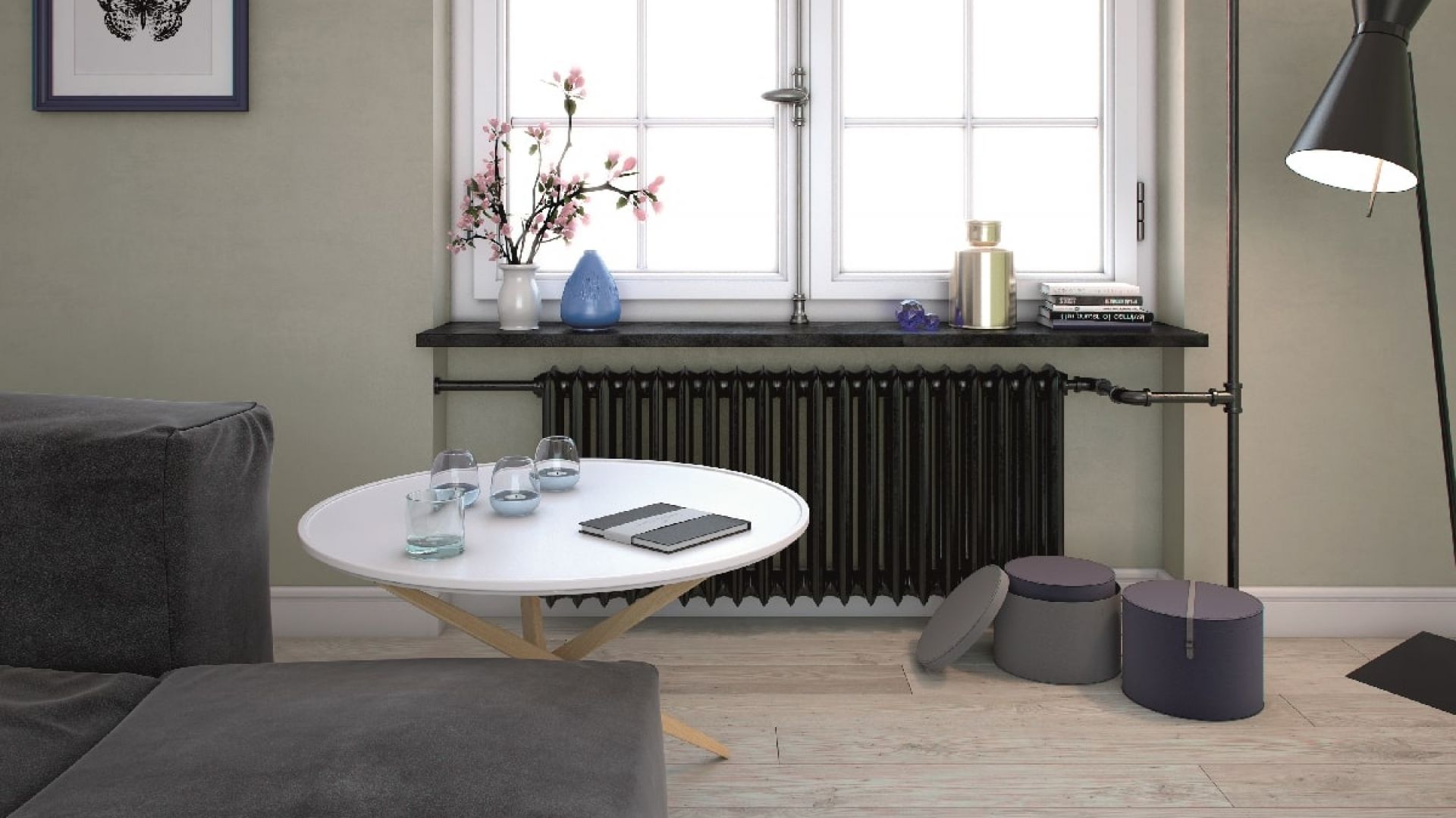 Nowe przedmioty w starej aranżacji: emalia Beckers Designer Universal. Fot. Beckers