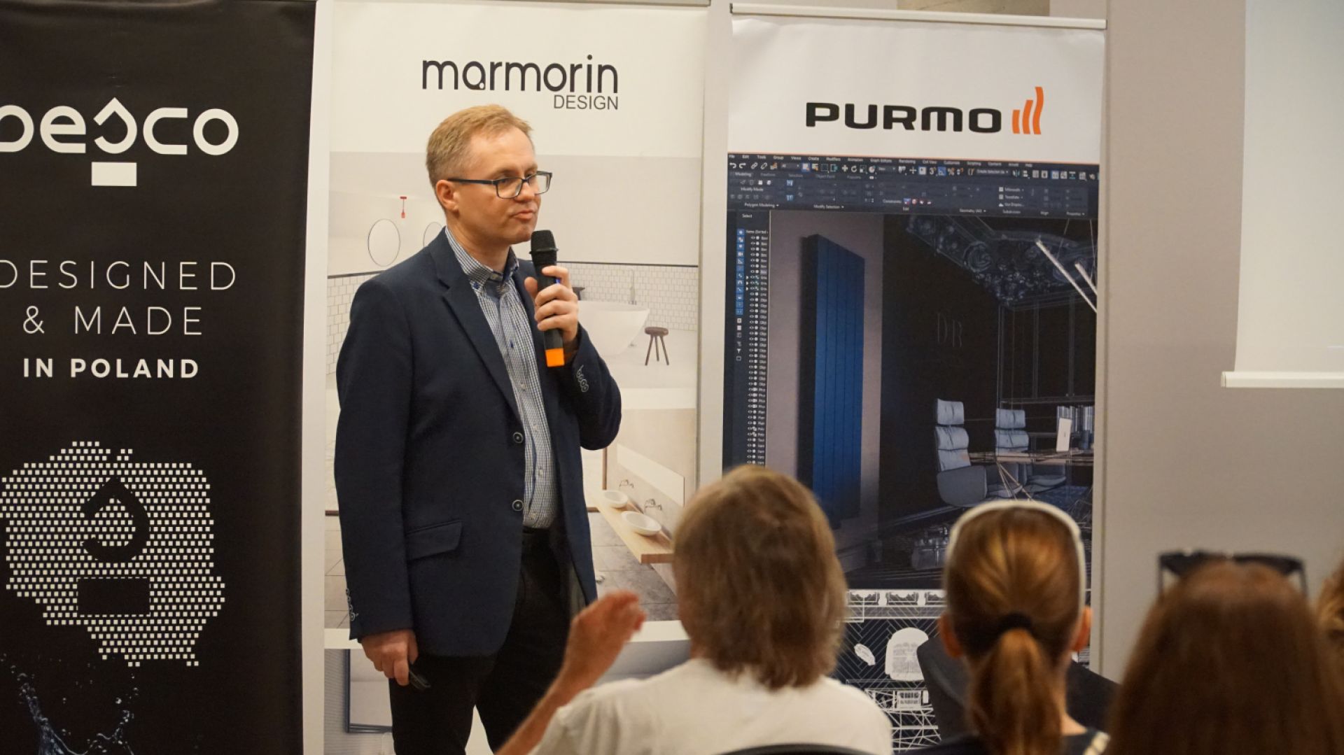 Robert Skomorowski, przedstawiciel marki Purmo - partnera głównego wydarzenia