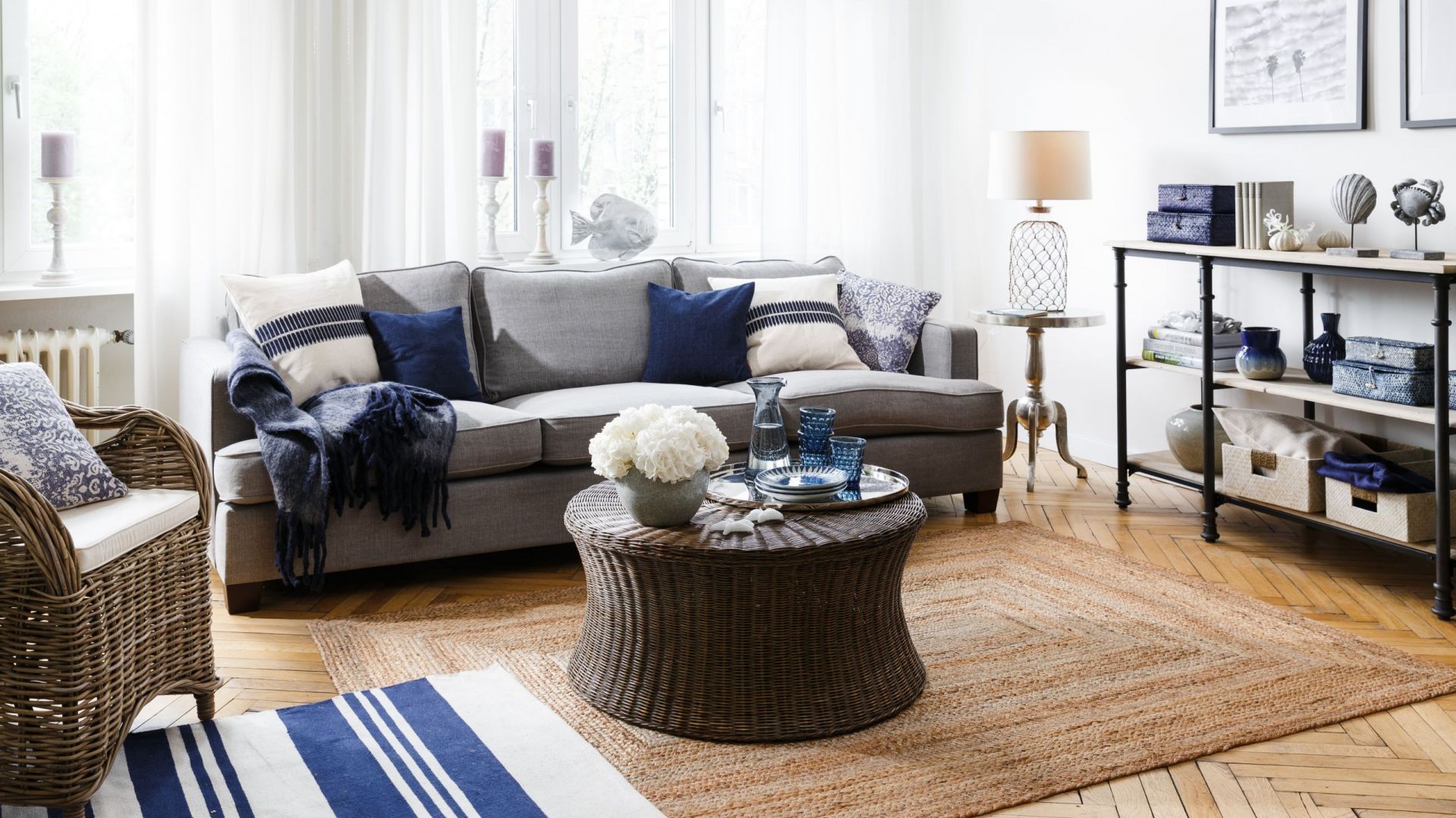Trendy na lato - wnętrza w stylu Hamptons. Fot. Westwing