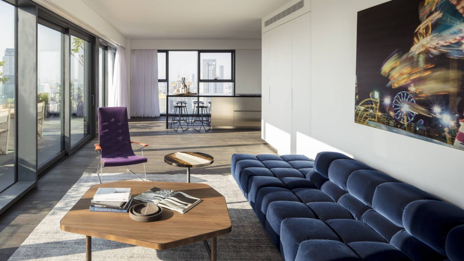 Nowoczesny apartament w Tel Awiwie. Projekt: Anderman Architects. Fot. Listone Giorgano/Forestile