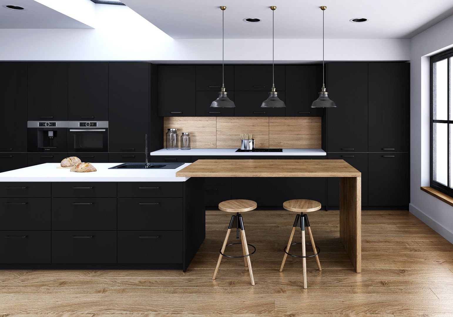 Zestaw Matt Black to designerska propozycja dla osób o odważnym usposobieniu. Fot. Classen