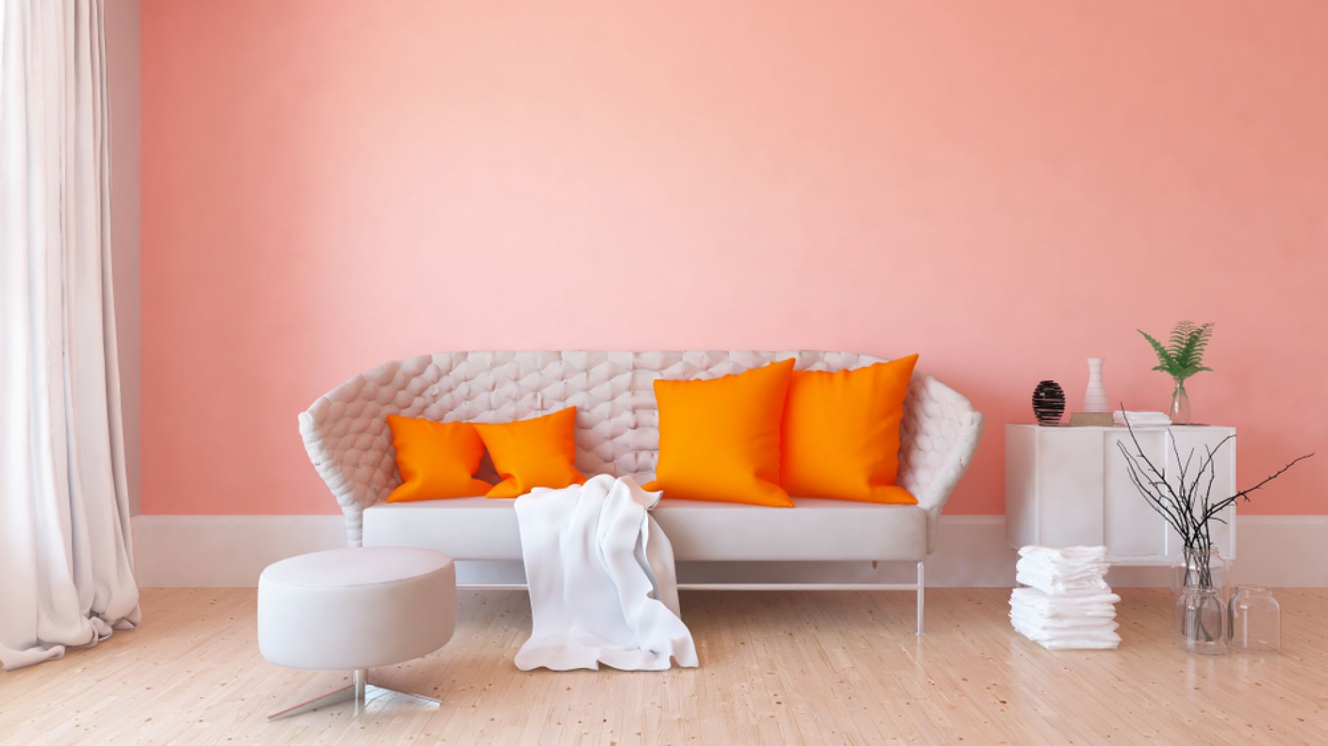 Kolor roku we wnętrzu: postaw na living coral
