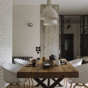 Mieszkanie dla rodziny: otwarte wnętrza inspirowane naturą. Projekt i zdjęcia: Studio.O
