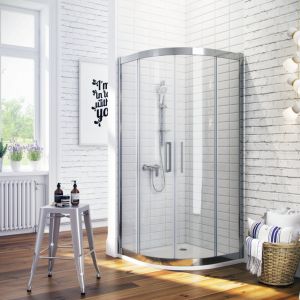 Półokrągła kabina prysznicowa z serii 600 dostępna w ofercie firmy Excellent. Fot. Excellent